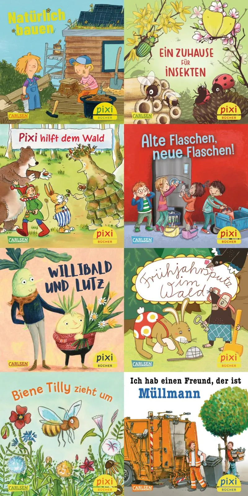 Buchcover von 'WWS Pixi-Box 299: Pixi setzt sich für die Umwelt ein' - Taschenbuch von diverse