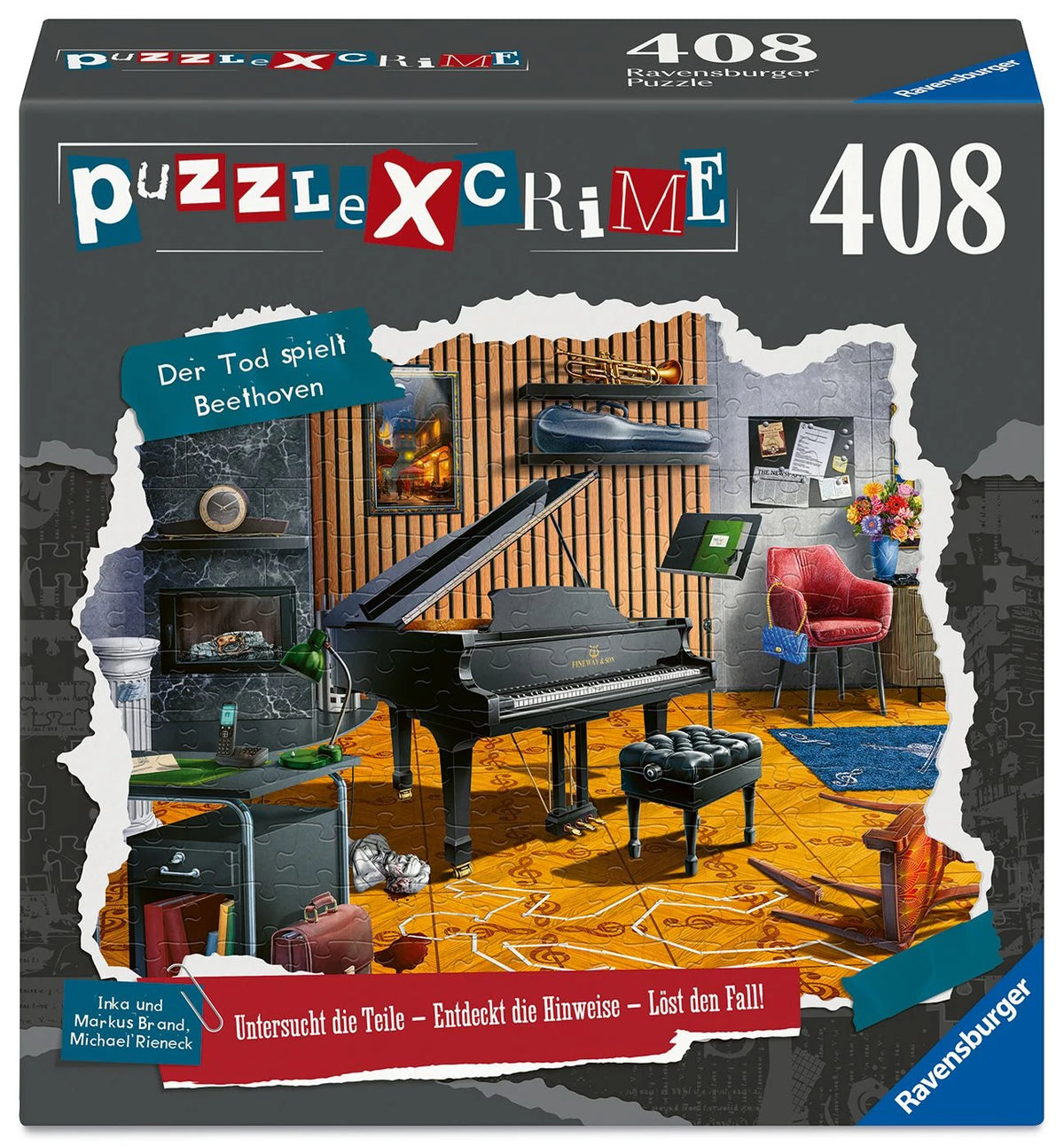 Puzzle: Puzzle X Crime 408 Teile - Der Tod spielt Beethoven