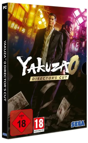Yakuza 0 Directors Cut Code in a Box PC Spiel Cover