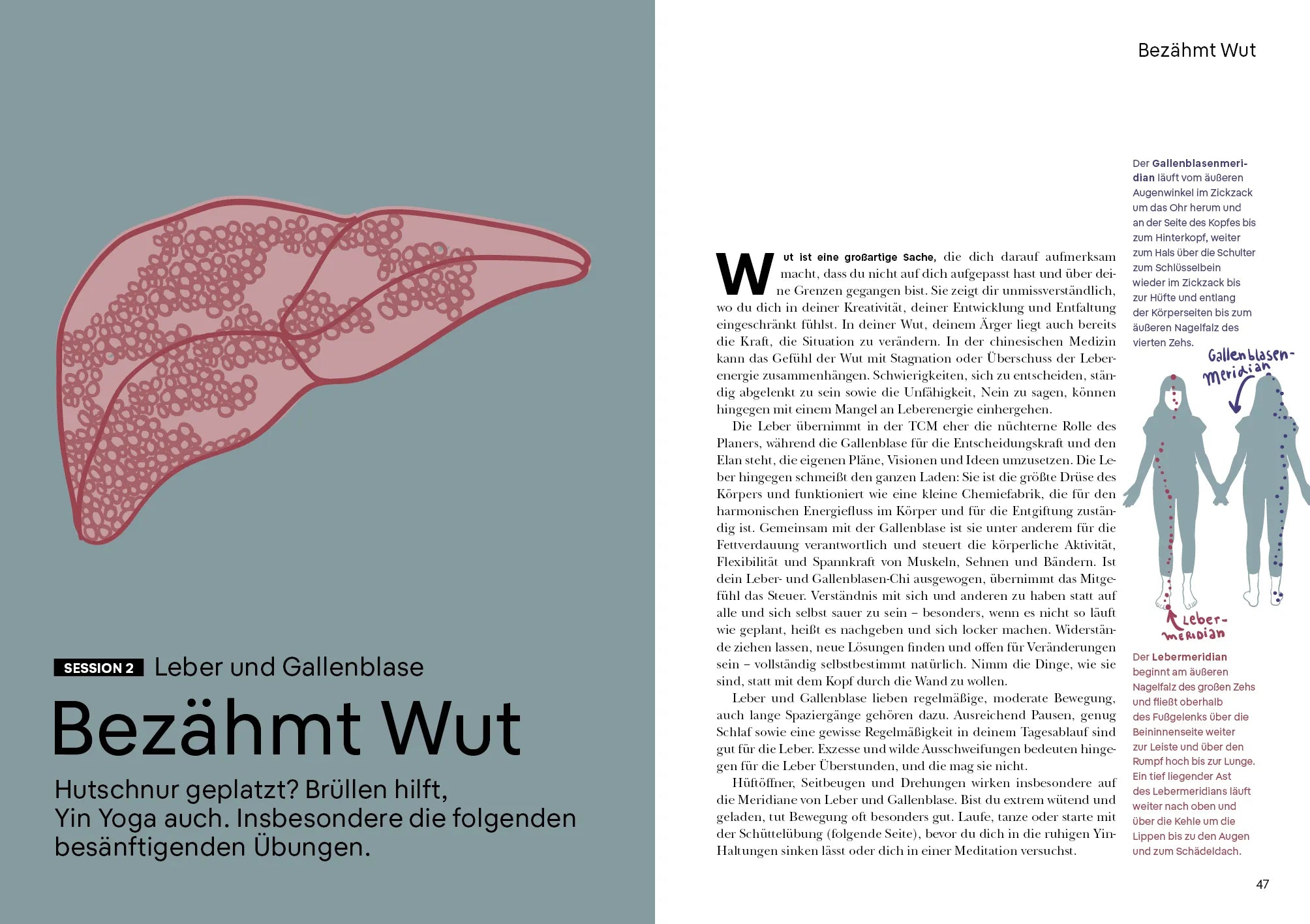 Innenansicht von 'Yin Yoga – abschalten, locker machen, relaxen' - Gebundene Ausgabe