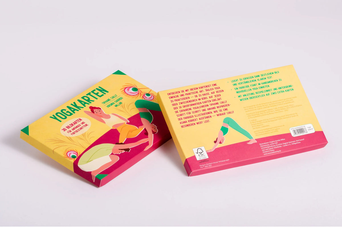 Yoga-Karten für Anfänger und Fortgeschrittene – Ansicht