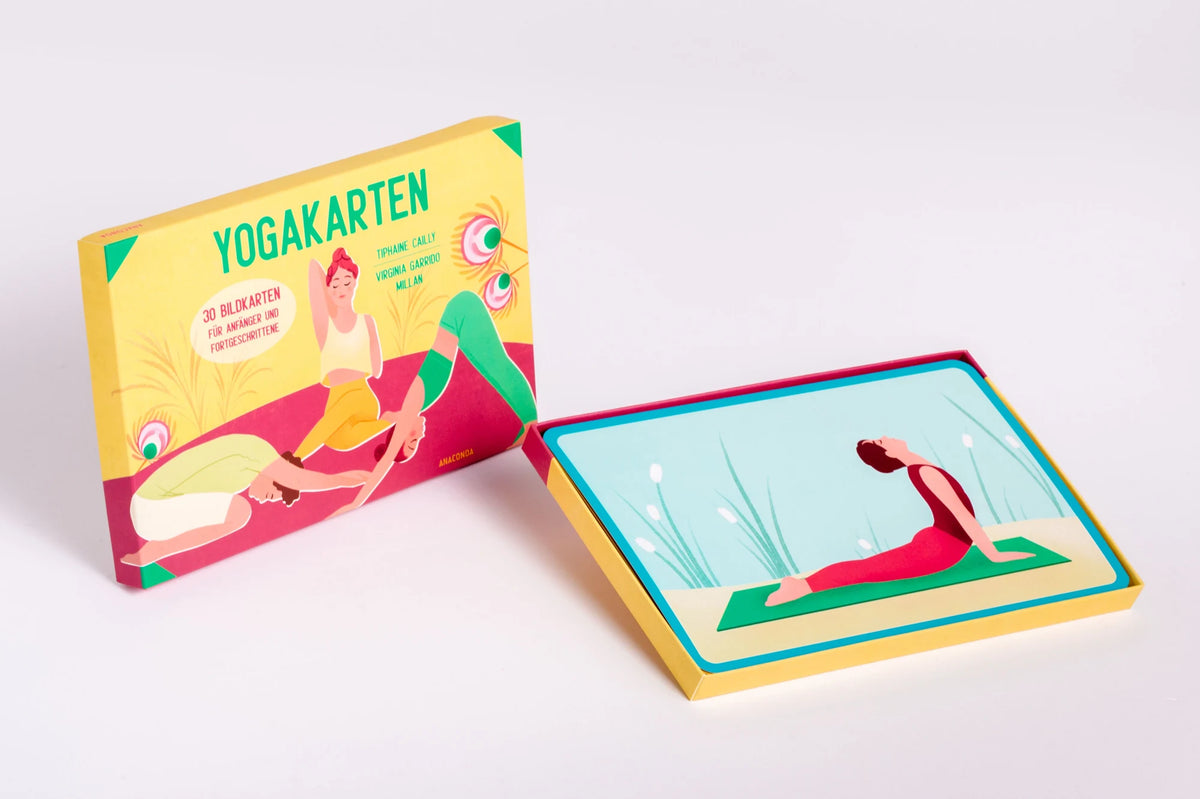 Yoga-Karten für Anfänger und Fortgeschrittene – Ansicht
