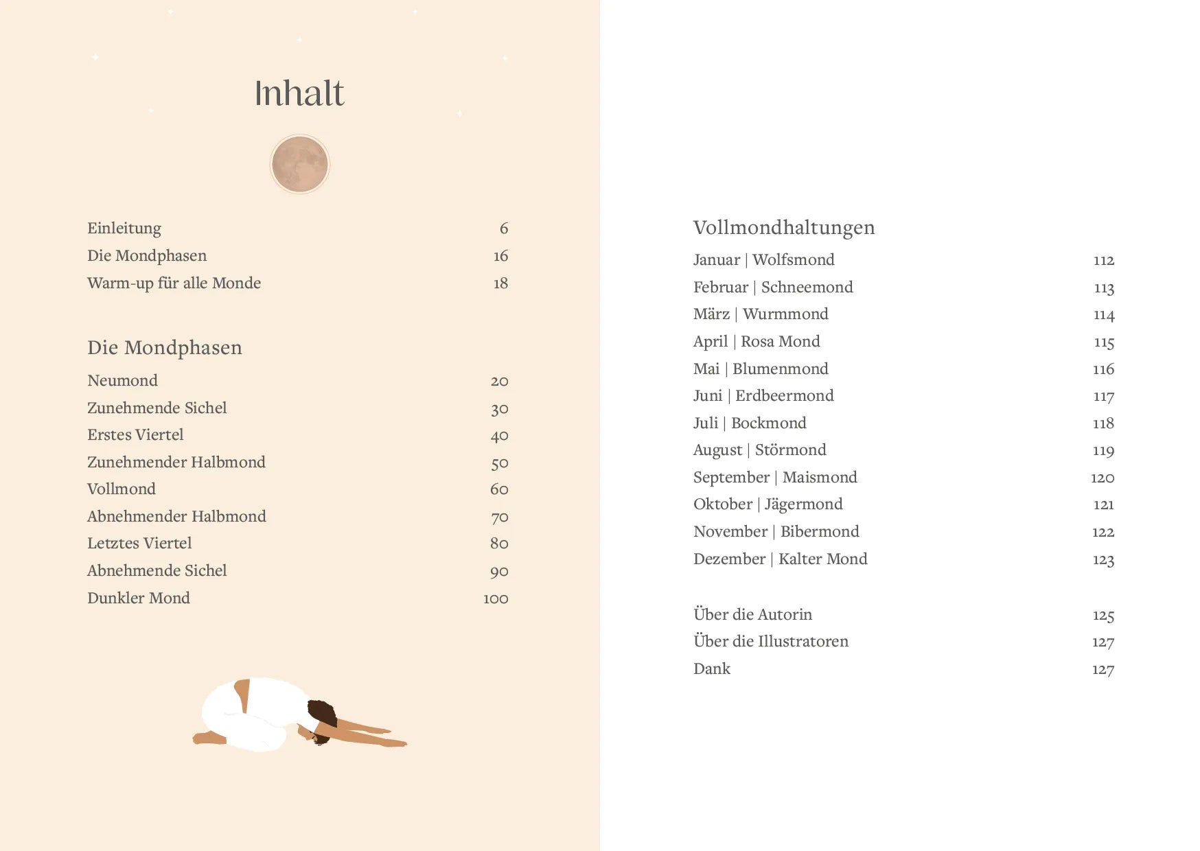 Innenansicht von 'Yoga mit der Kraft des Mondes' - Gebundene Ausgabe