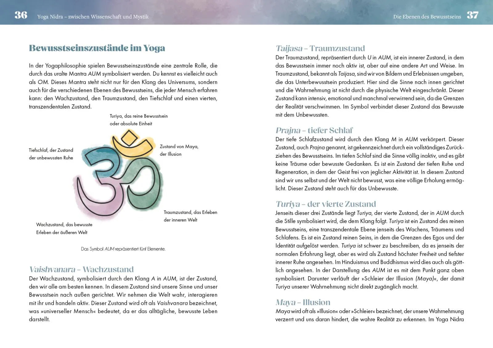 Innenansicht von 'Yoga Nidra – die Kunst der tiefen Entspannung' - Taschenbuch