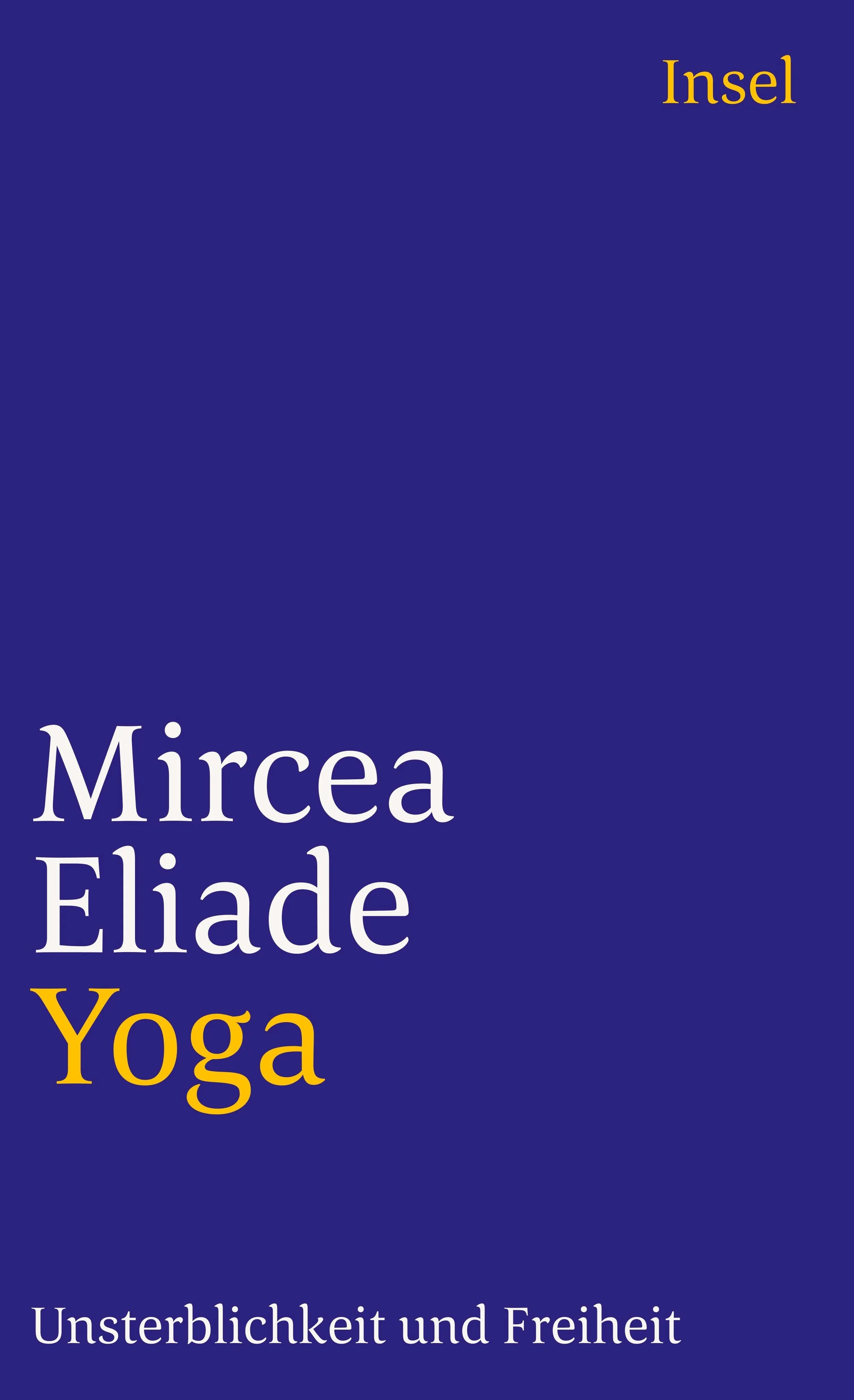 Buchcover von 'Yoga' - Taschenbuch von Mircea Eliade