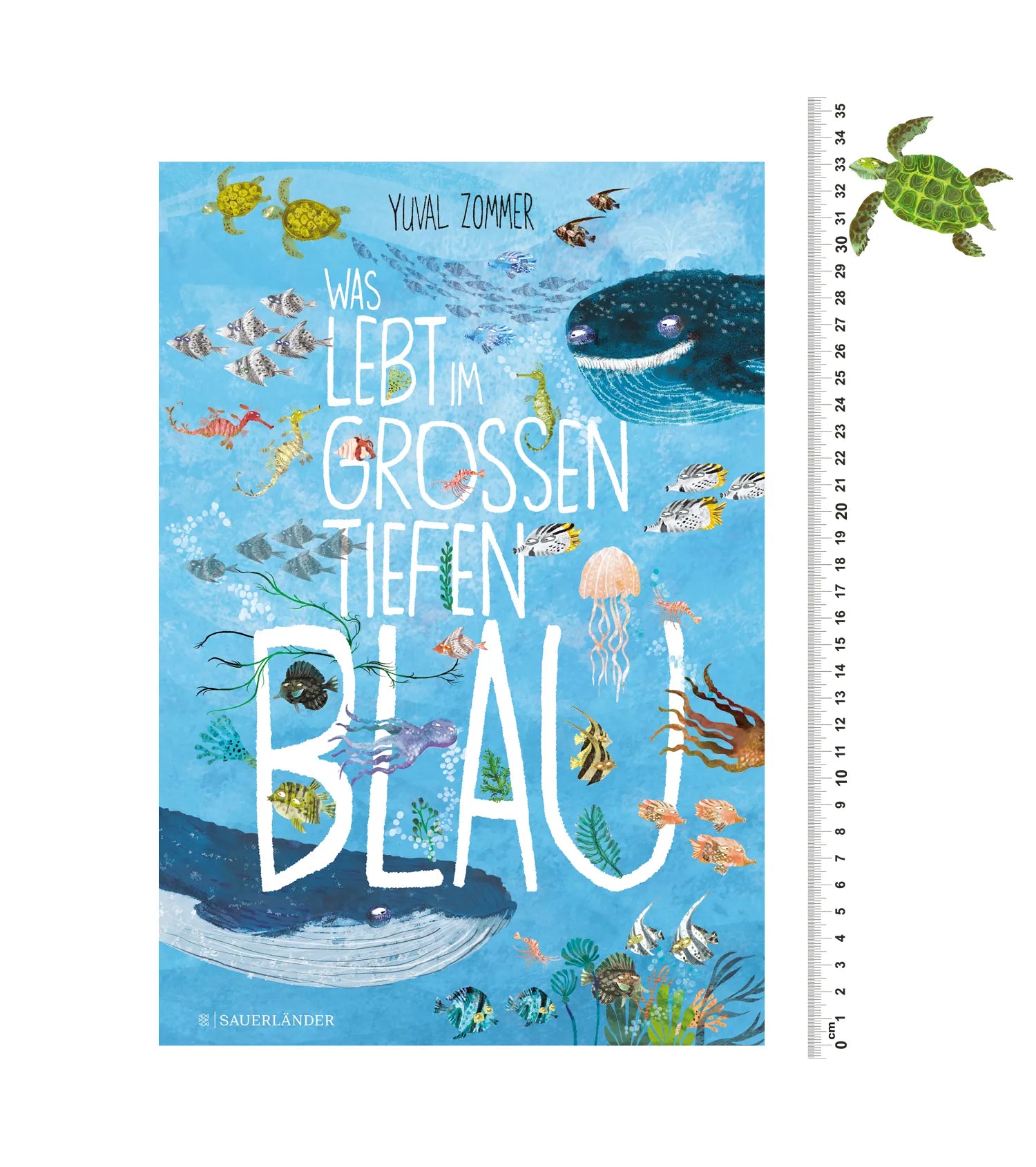 Produktansicht: Was lebt im großen tiefen Blau? (Gebundene Ausgabe)