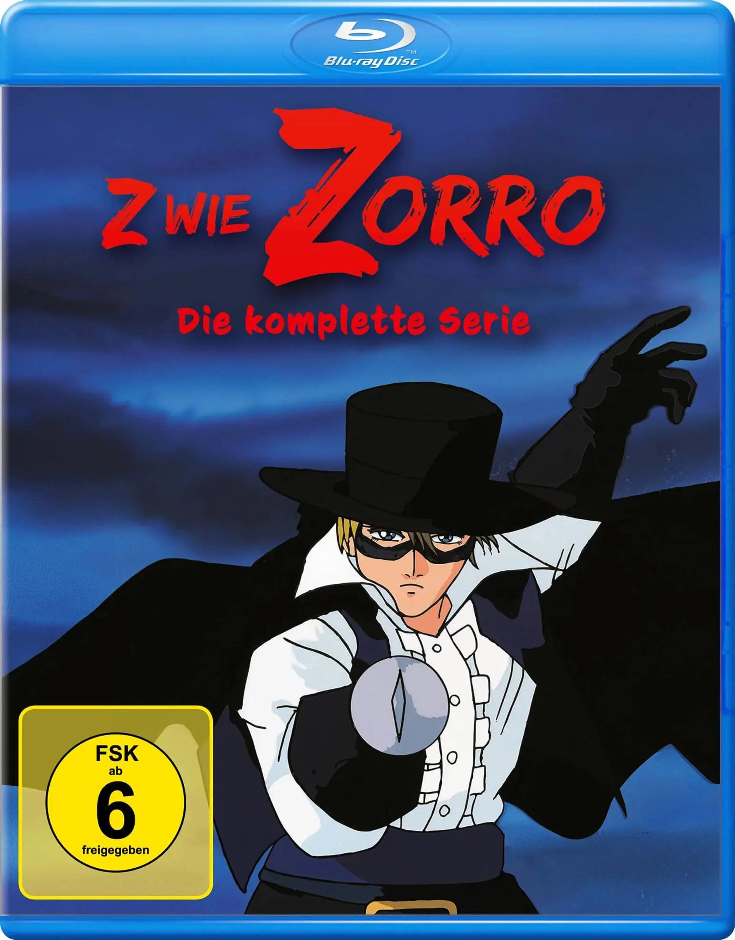 Blu-ray-Cover: Z wie Zorro - Die komplette Serie (inkl. zweier. Regie: Katsumi Minoguchi