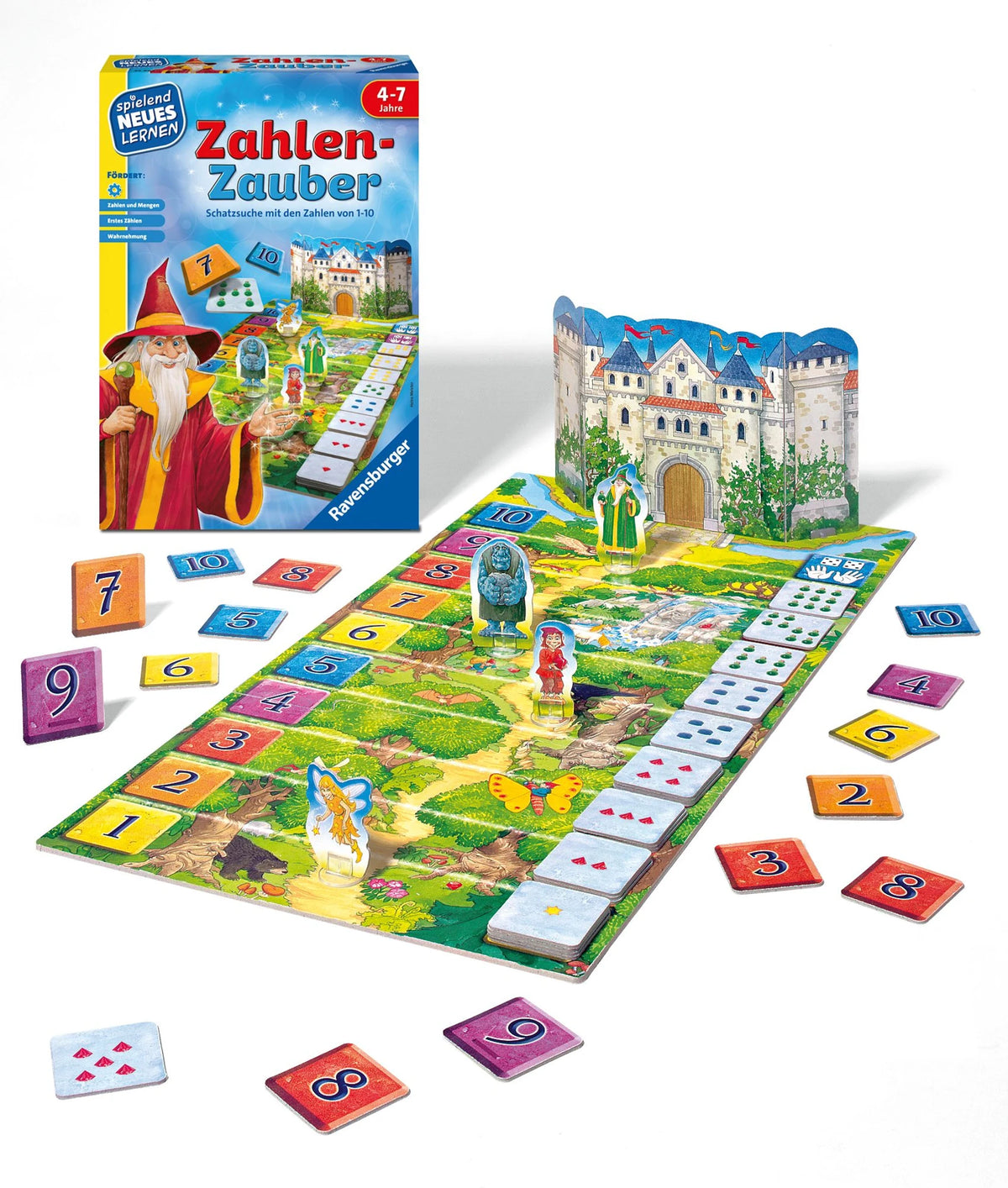 Zahlen-Zauber - Kinderspiel ab 4 Jahre – Ansicht