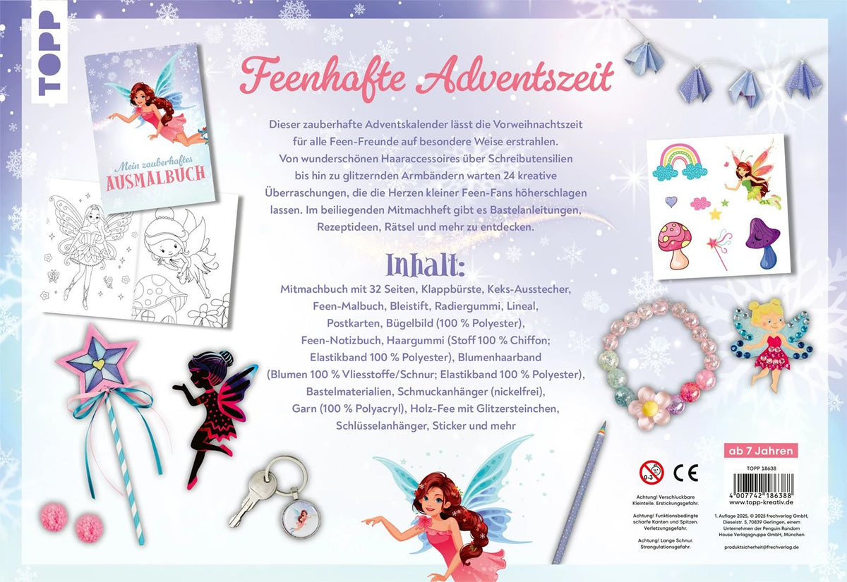 Zauberhafter Feen-Adventskalender. 24 Überraschungen für Feen-Fans – Ansicht