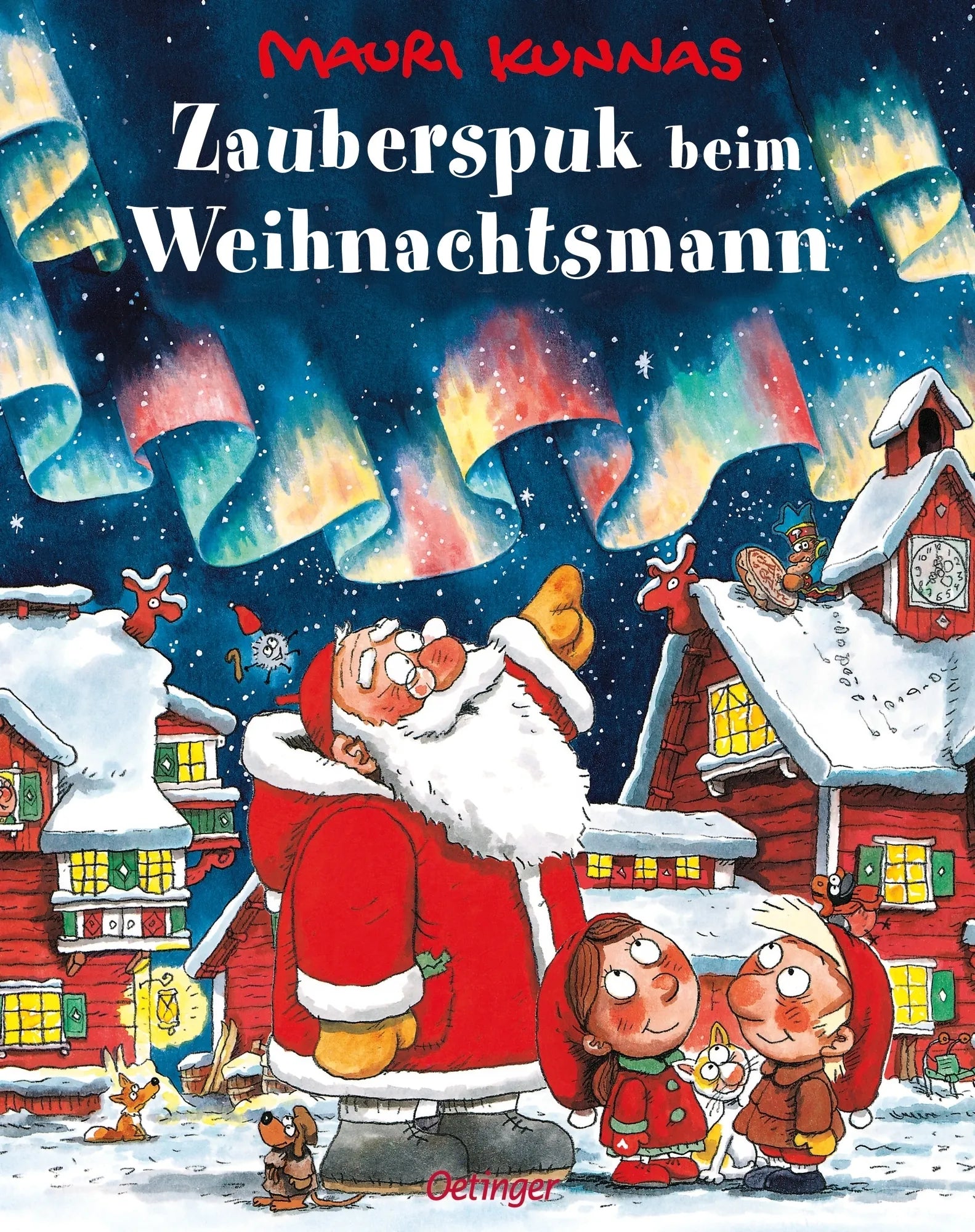 Buchcover von 'Zauberspuk beim Weihnachtsmann' - Gebundene Ausgabe von Mauri Kunnas