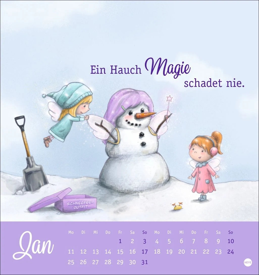 Zauberwesen Postkartenkalender 2027 - Zauberhafte Grüße für dich – Ansicht