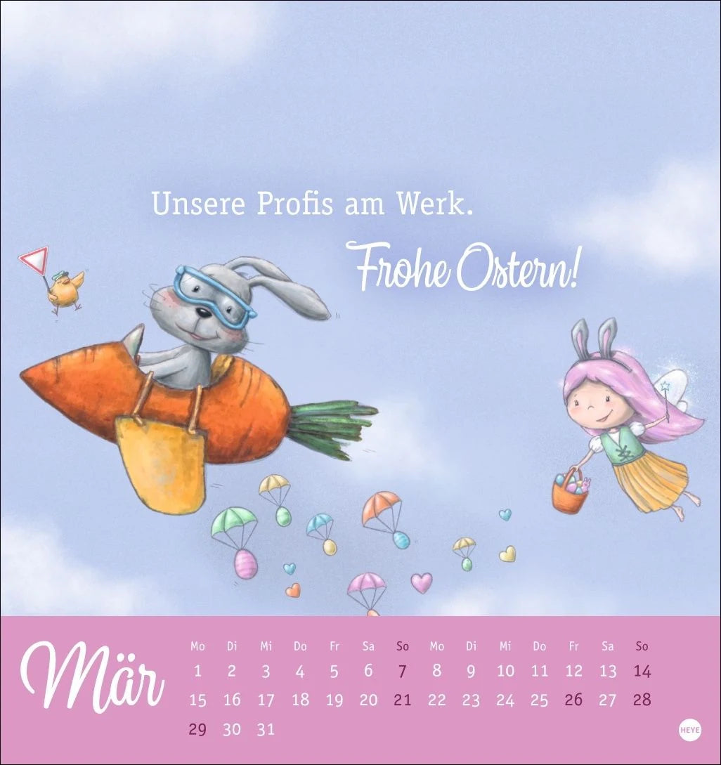 Zauberwesen Postkartenkalender 2027 - Zauberhafte Grüße für dich – Ansicht
