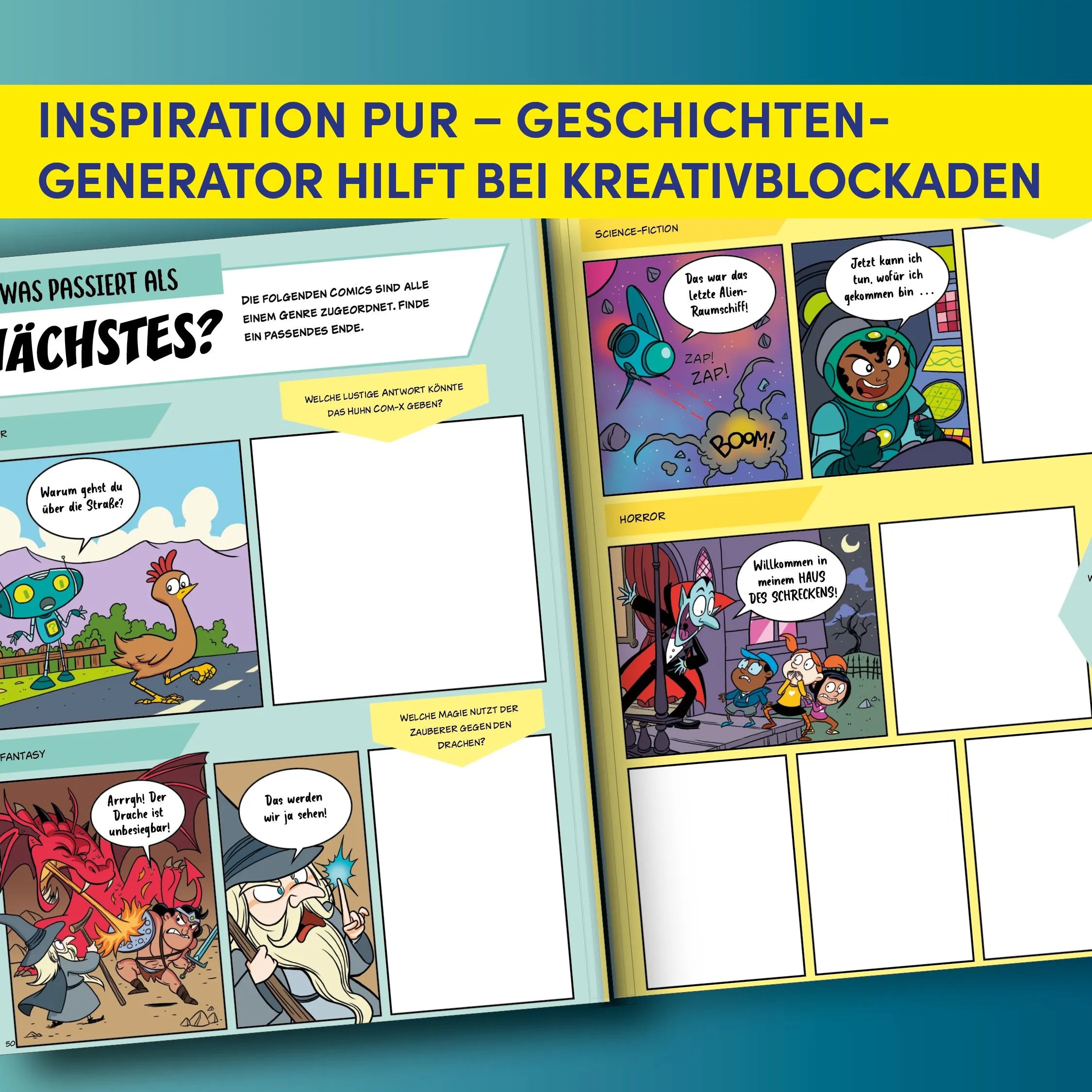 Detailansicht: Zeichne deine eigenen Comics (Taschenbuch)