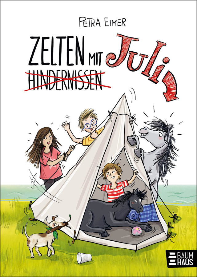 Buchcover von 'Zelten mit Juli' - Gebundene Ausgabe von Petra Eimer
