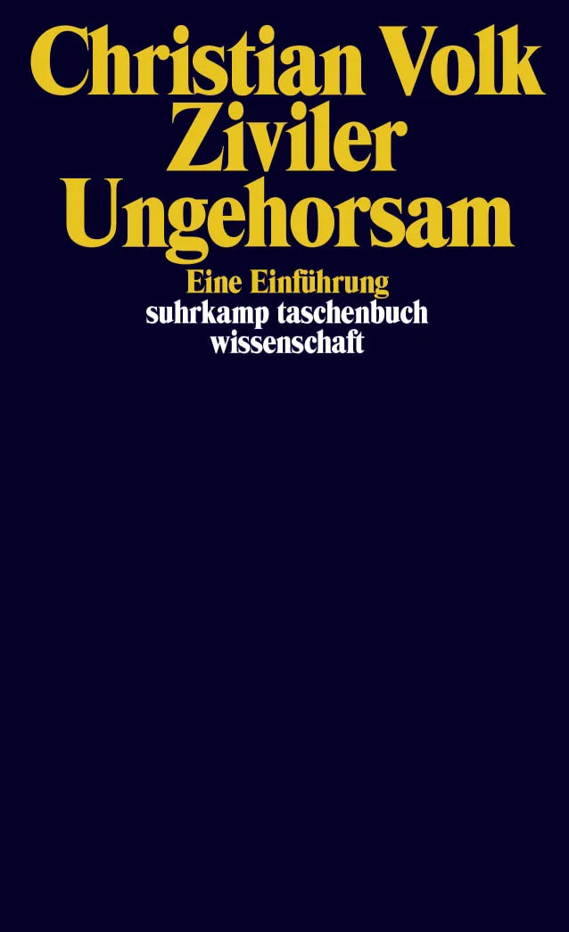 Buchcover von 'Ziviler Ungehorsam' - Taschenbuch von Christian Volk