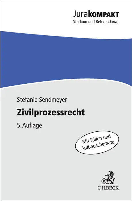 Buchcover von 'Zivilprozessrecht' - Taschenbuch von Stefanie Sendmeyer