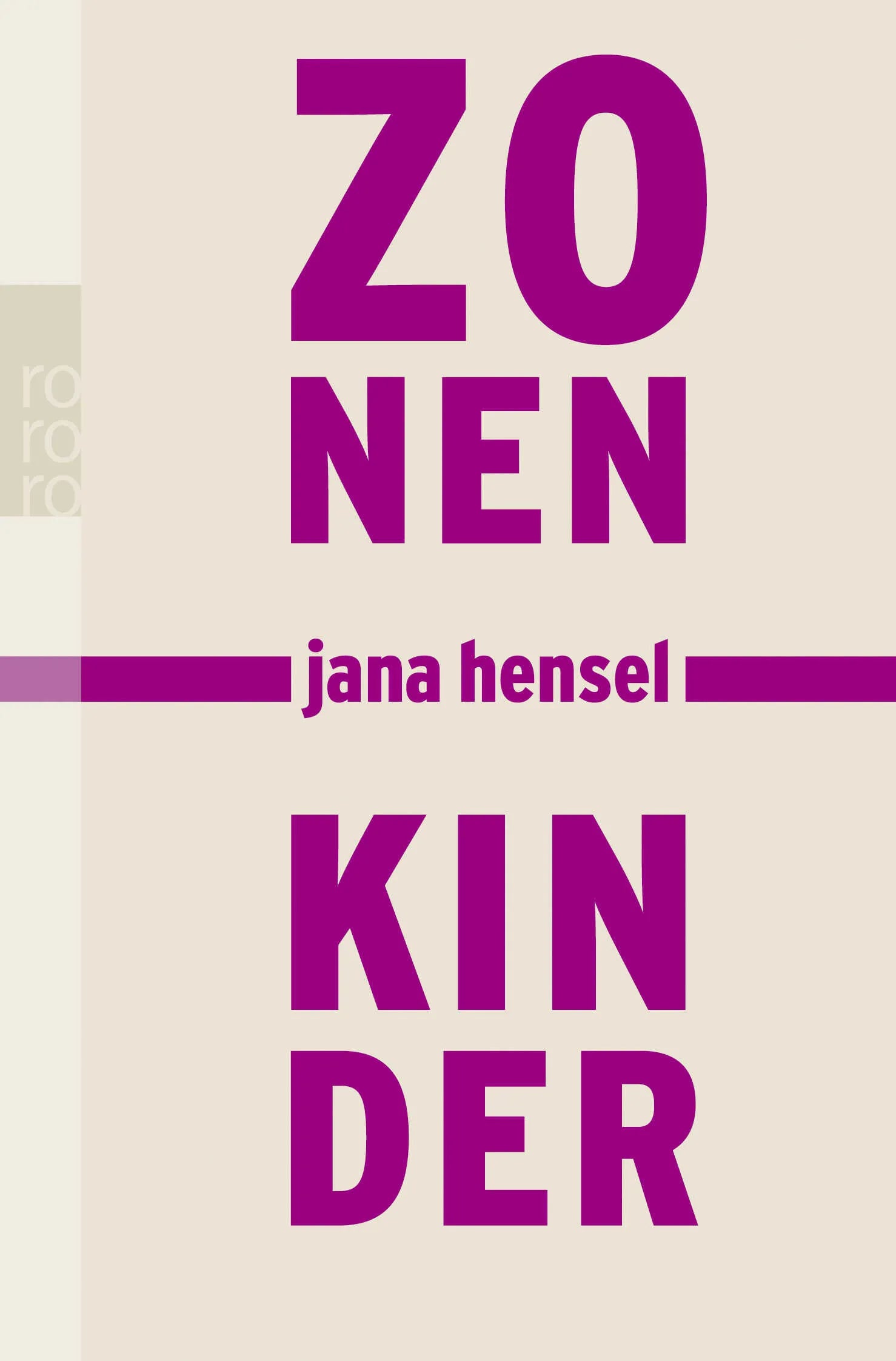 Buchcover von 'Zonenkinder' - Taschenbuch von Jana Hensel