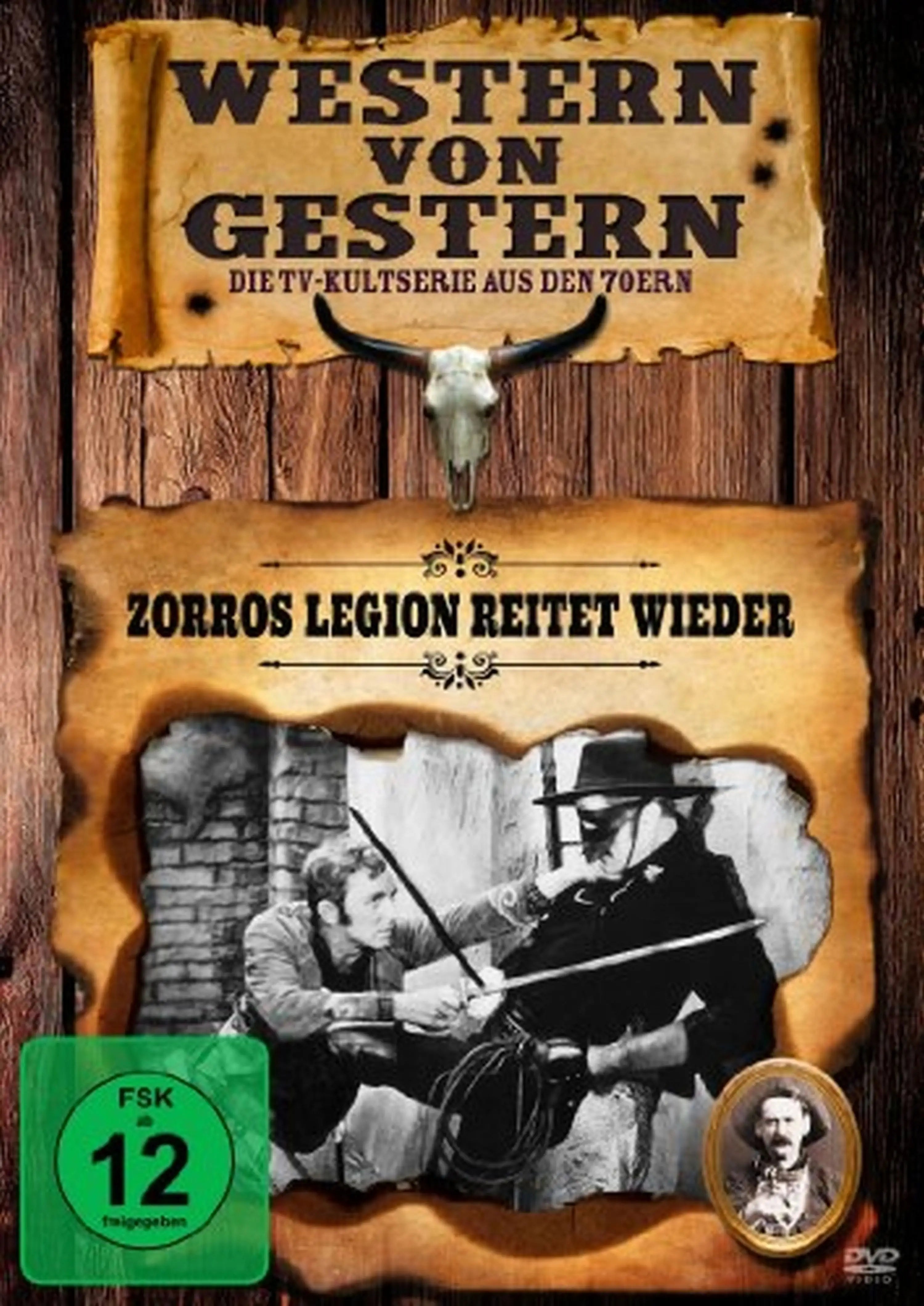 Zorro's Fighting Legion DVD Cover – Frontcover Bild