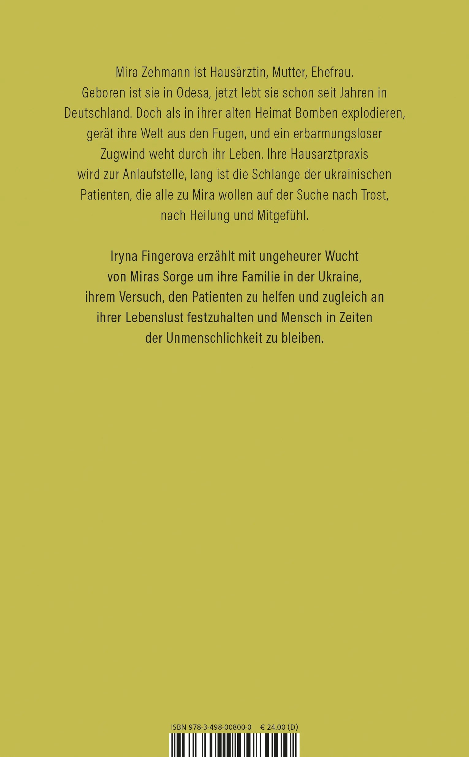 Buchrückseite von 'Zugwind' mit Klappentext - Gebundene Ausgabe