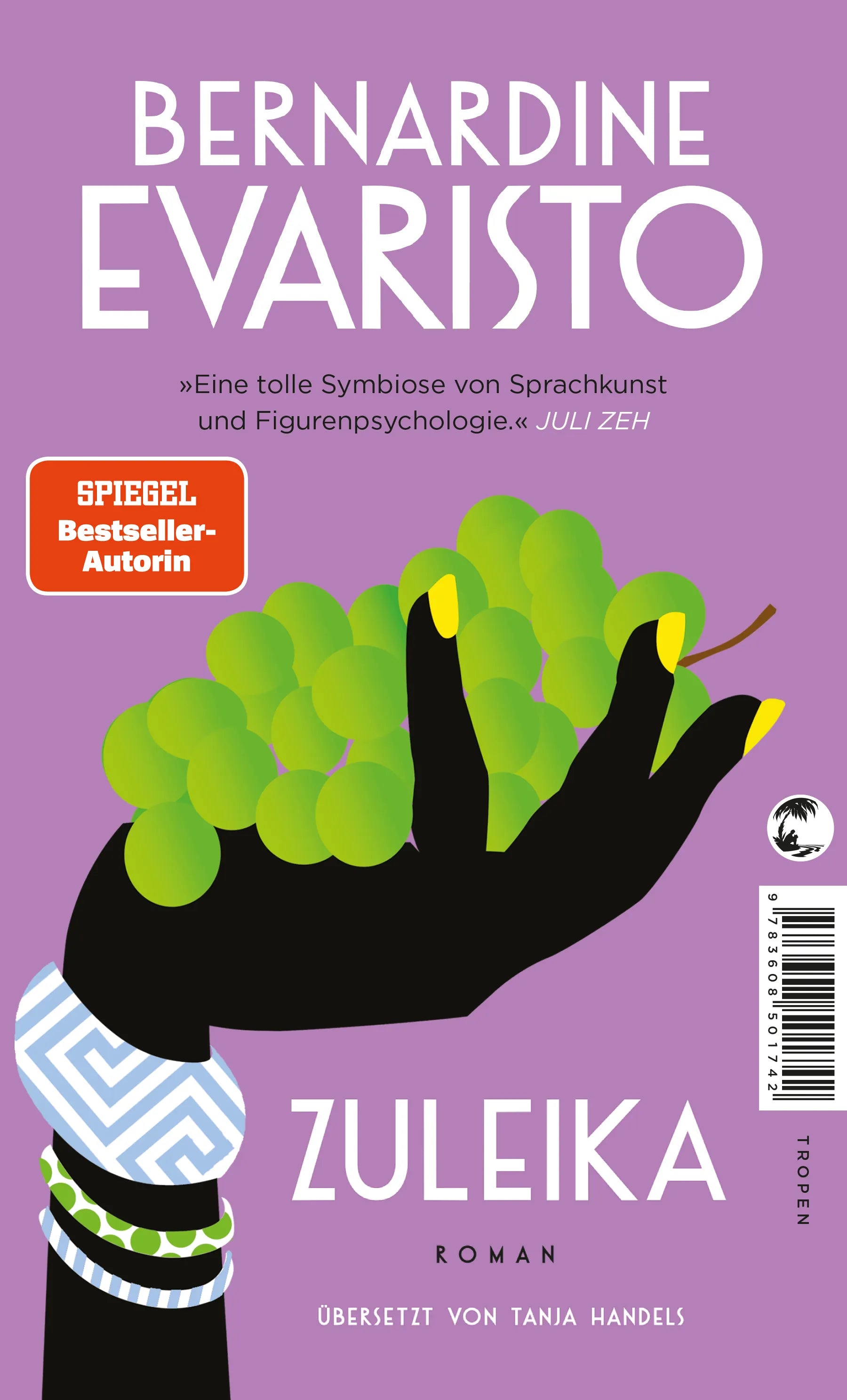 Buchcover von 'Zuleika' - Taschenbuch von Bernardine Evaristo