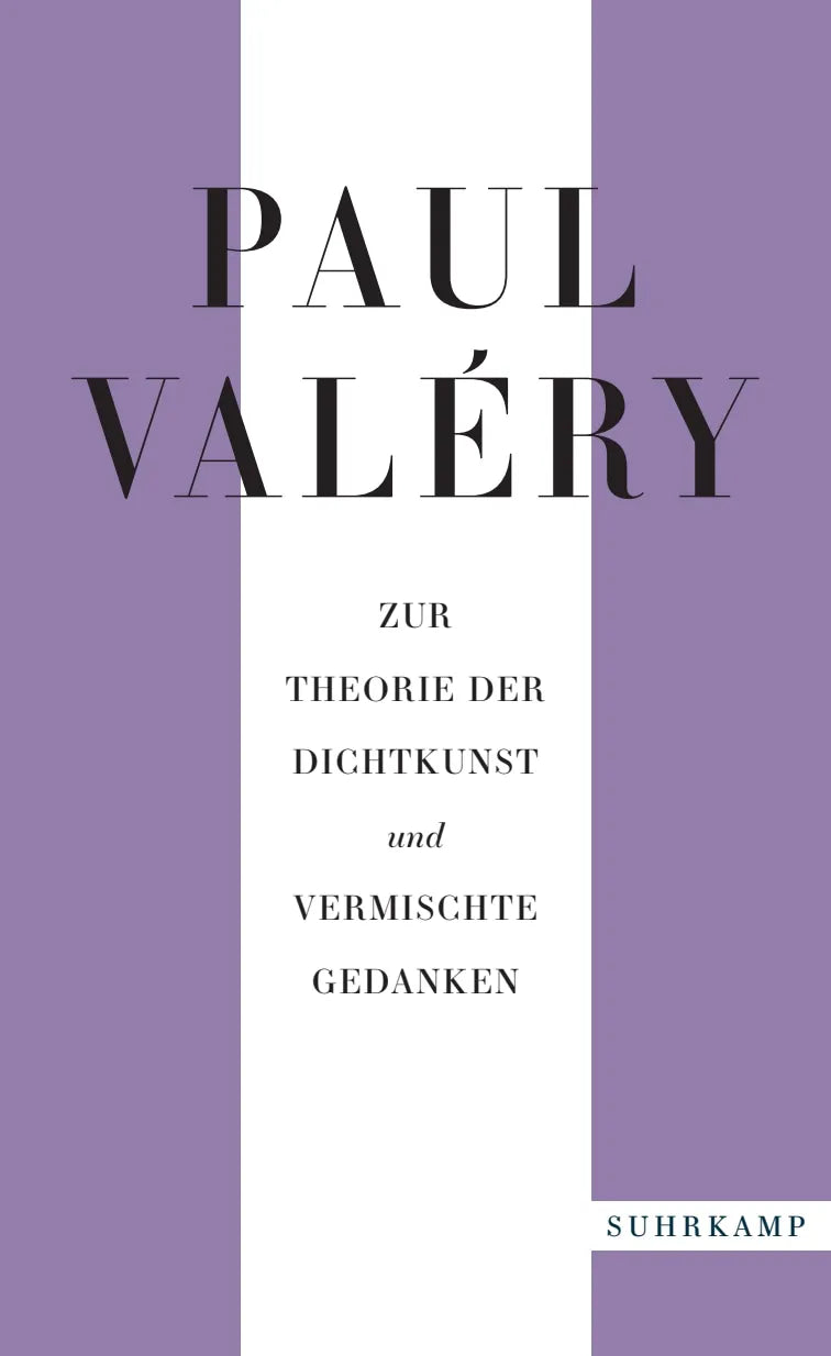 Buchcover von 'Zur Theorie der Dichtkunst und vermischte Gedanken' - Taschenbuch von Paul Valéry