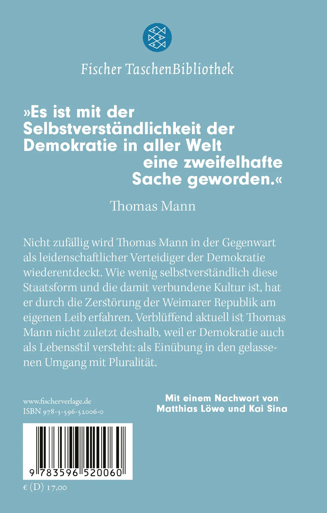 Rückseite: Zur Verteidigung der Demokratie (Hardcover)
