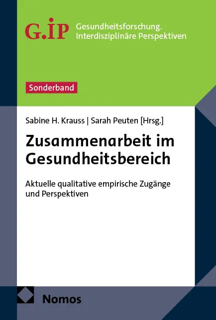 Cover: Zusammenarbeit im Gesundheitsbereich (E-Book)