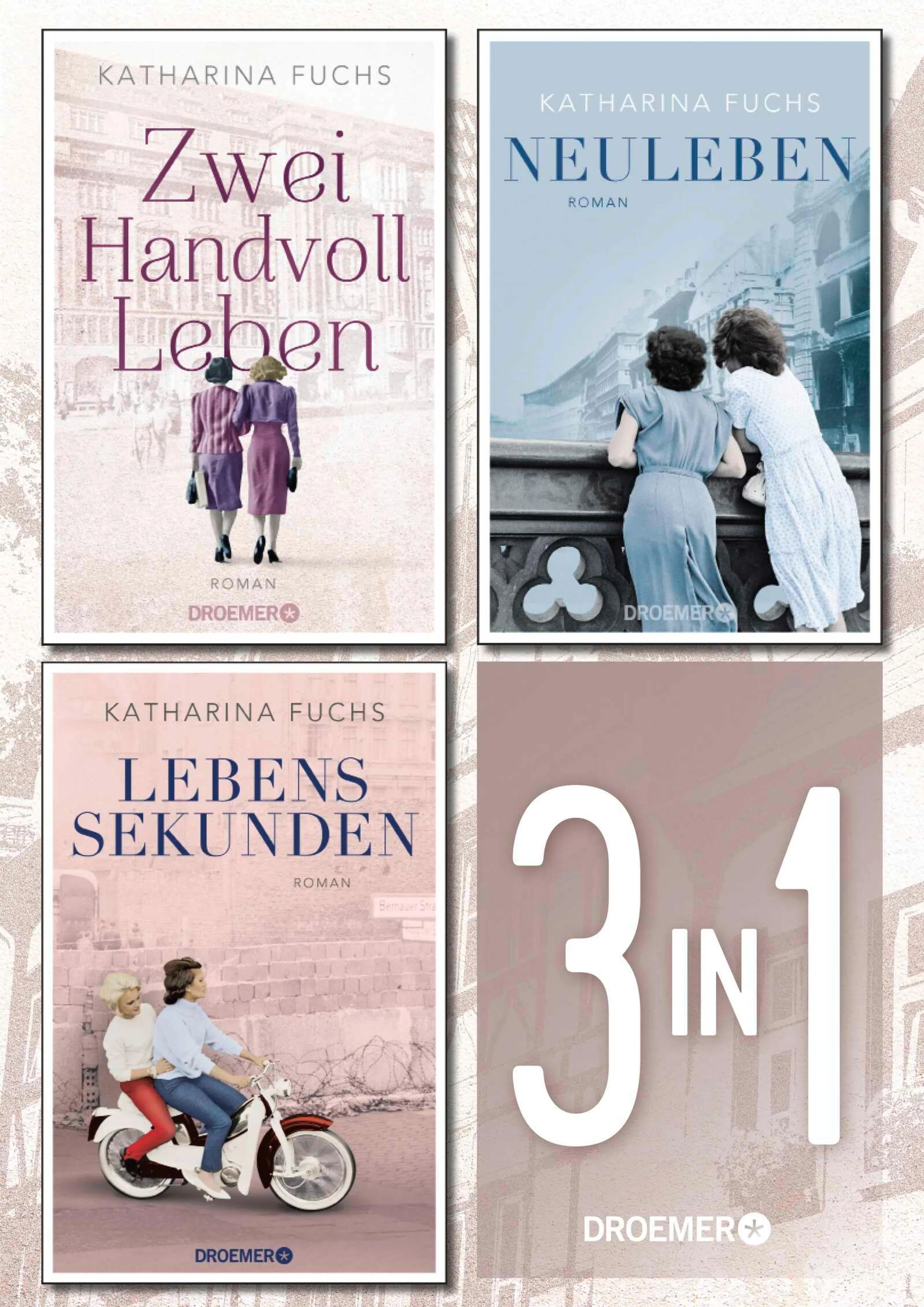 Cover: Zwei Handvoll Leben & Neuleben & Lebenssekunden (E-Book) von Katharina Fuchs