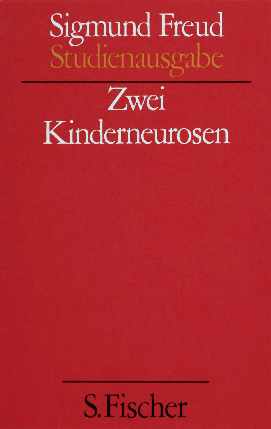 Buchcover von 'Zwei Kinderneurosen' - Paperback von Sigmund Freud
