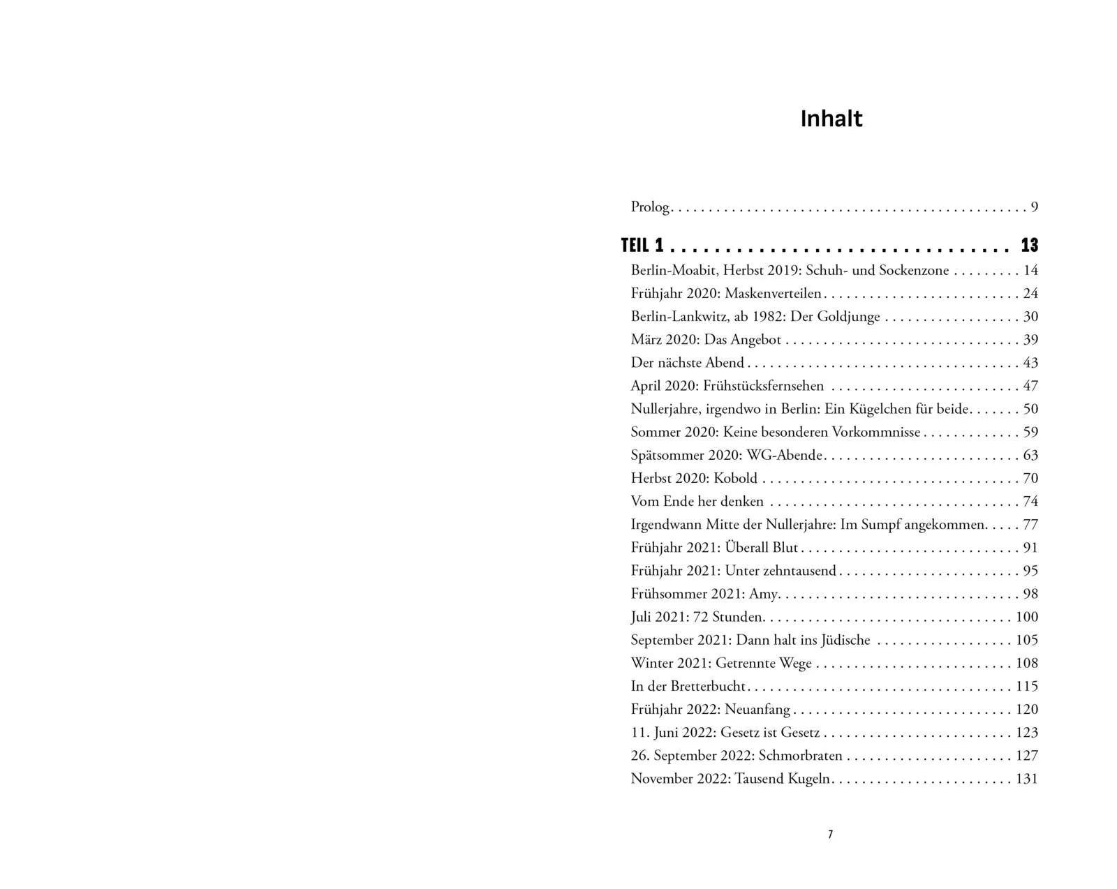 Innenansicht von 'Zwei neue Leben' - Taschenbuch