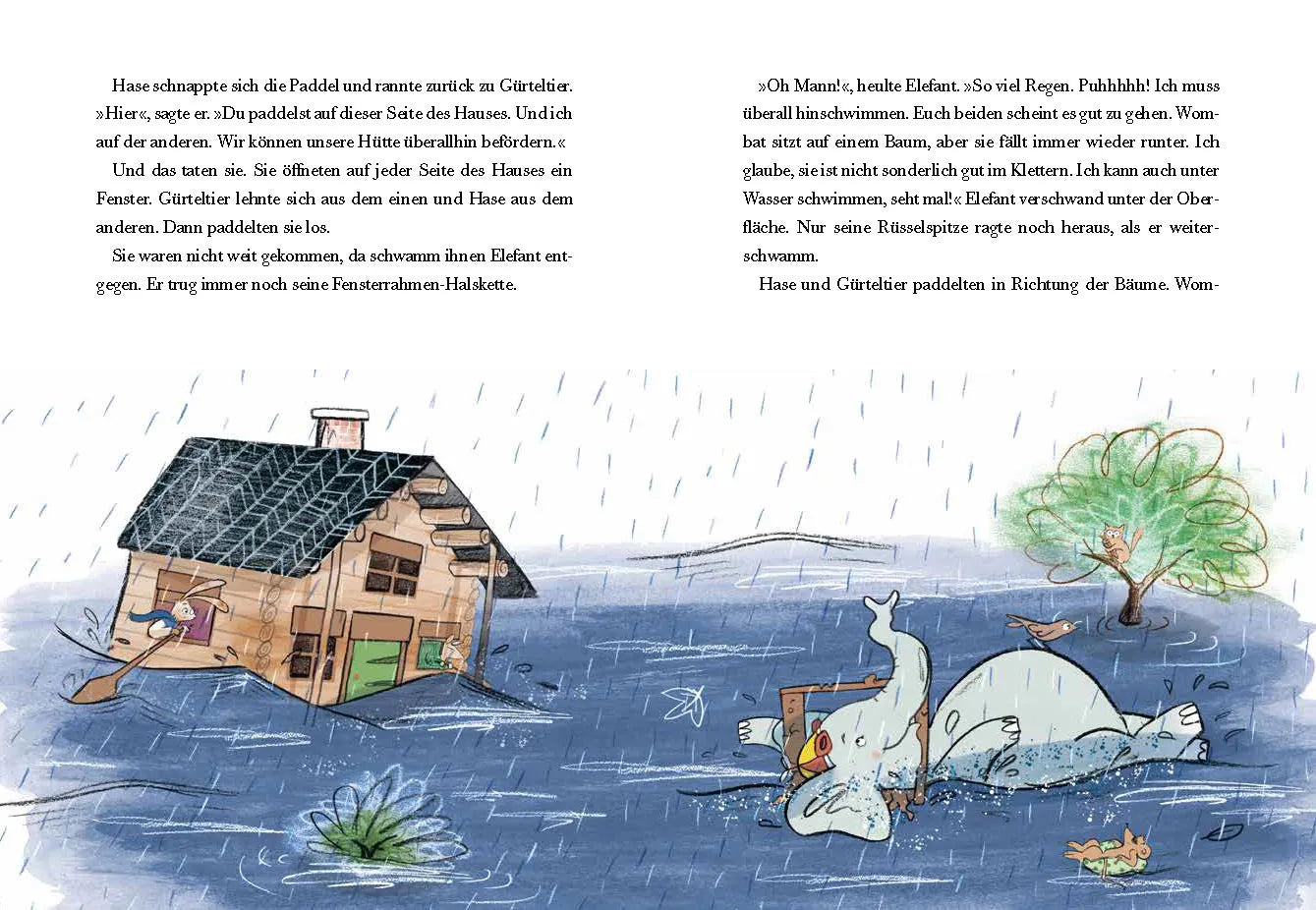 Produktansicht: Zwei wie Gürteltier und Hase. Kleine Geschichten aus dem großen Wald (Gebundene Ausgabe)