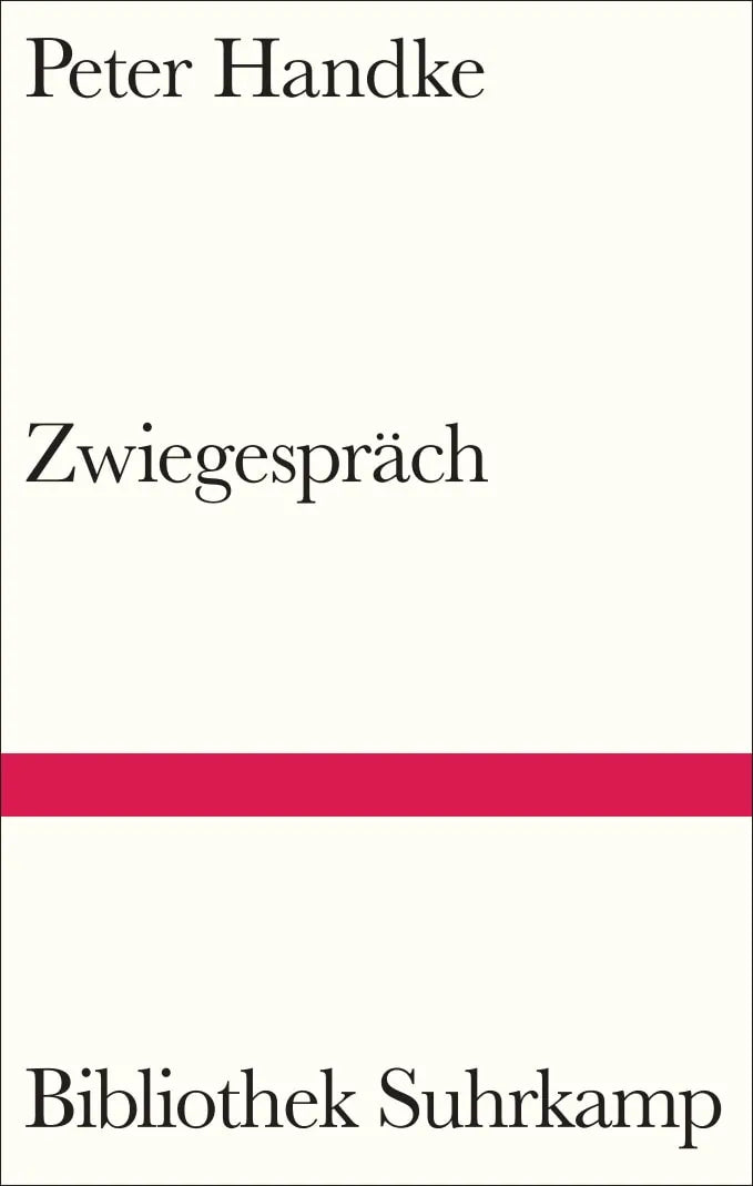 Buchcover von 'Zwiegespräch' - Gebundene Ausgabe von Peter Handke