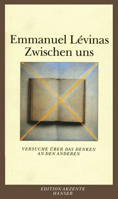 Buchcover von 'Zwischen uns' - Taschenbuch von Emmanuel Lévinas