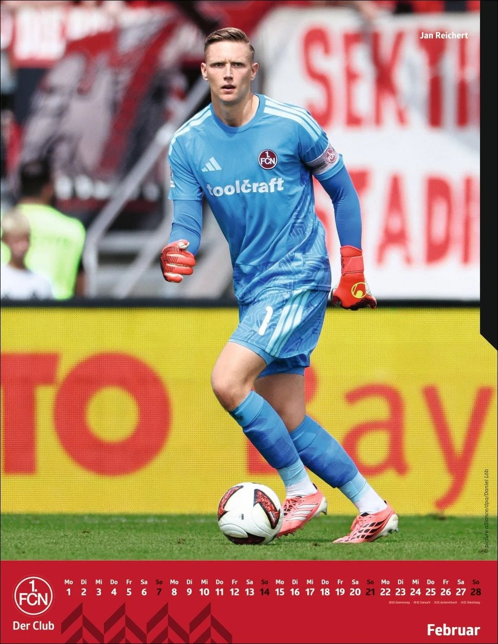 1. FC Nürnberg Posterkalender 2027 – Ansicht