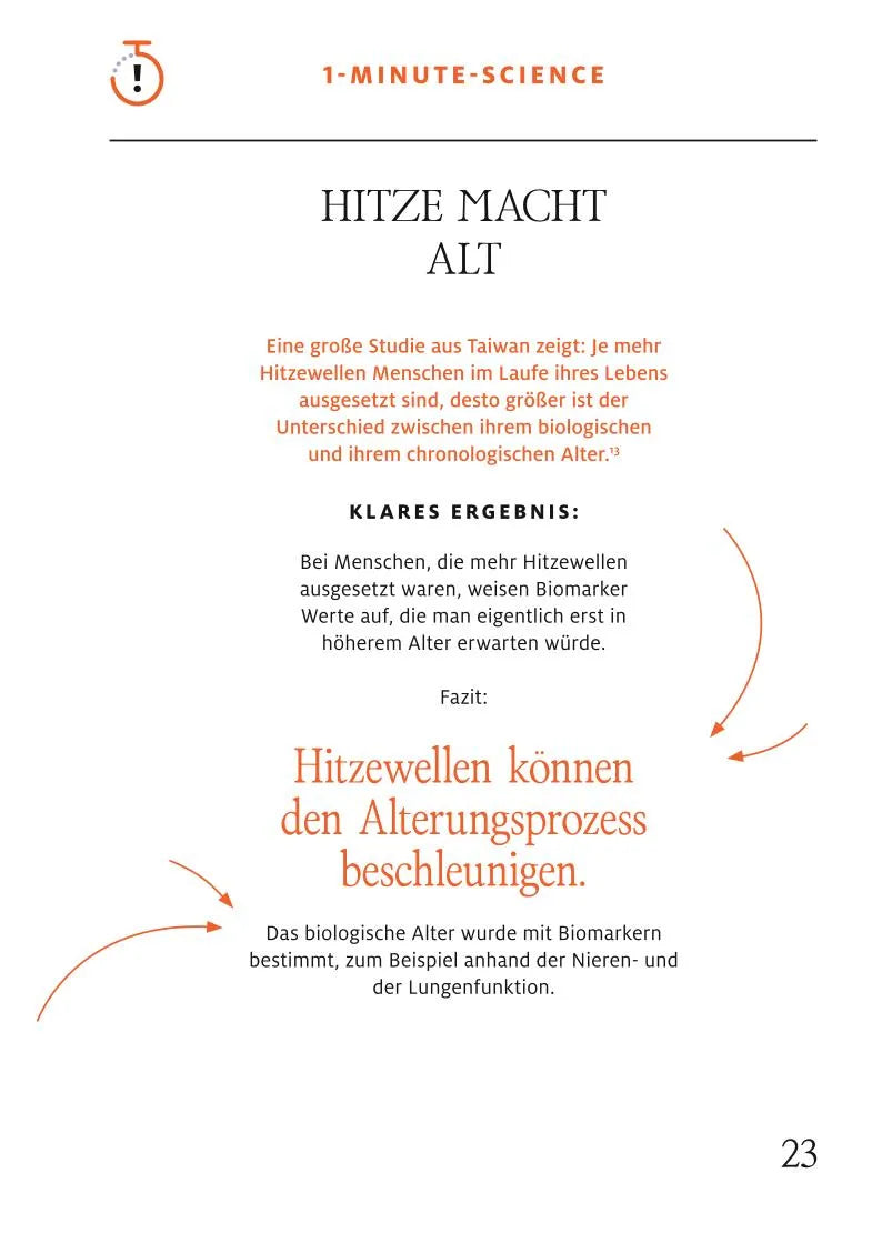 Detailansicht: 1-Minuten-Strategie Hitze (Hardcover)
