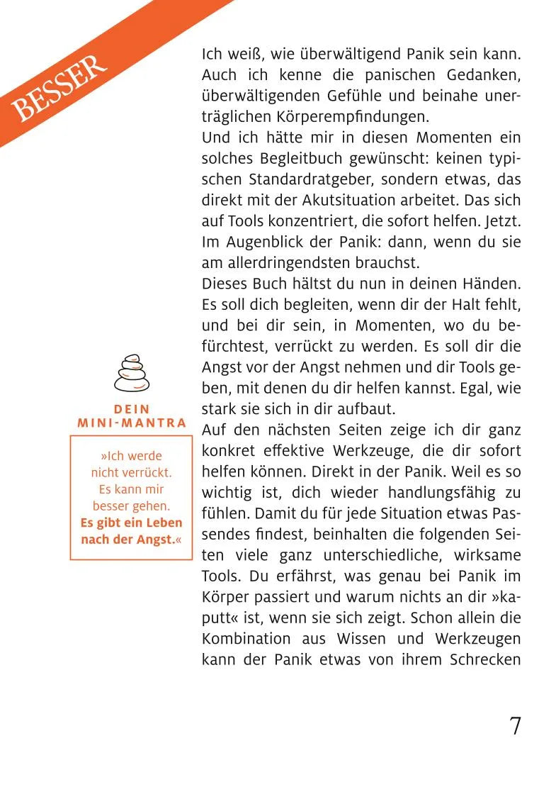 Detailansicht: 1-Minuten-Strategie Panik (Hardcover)