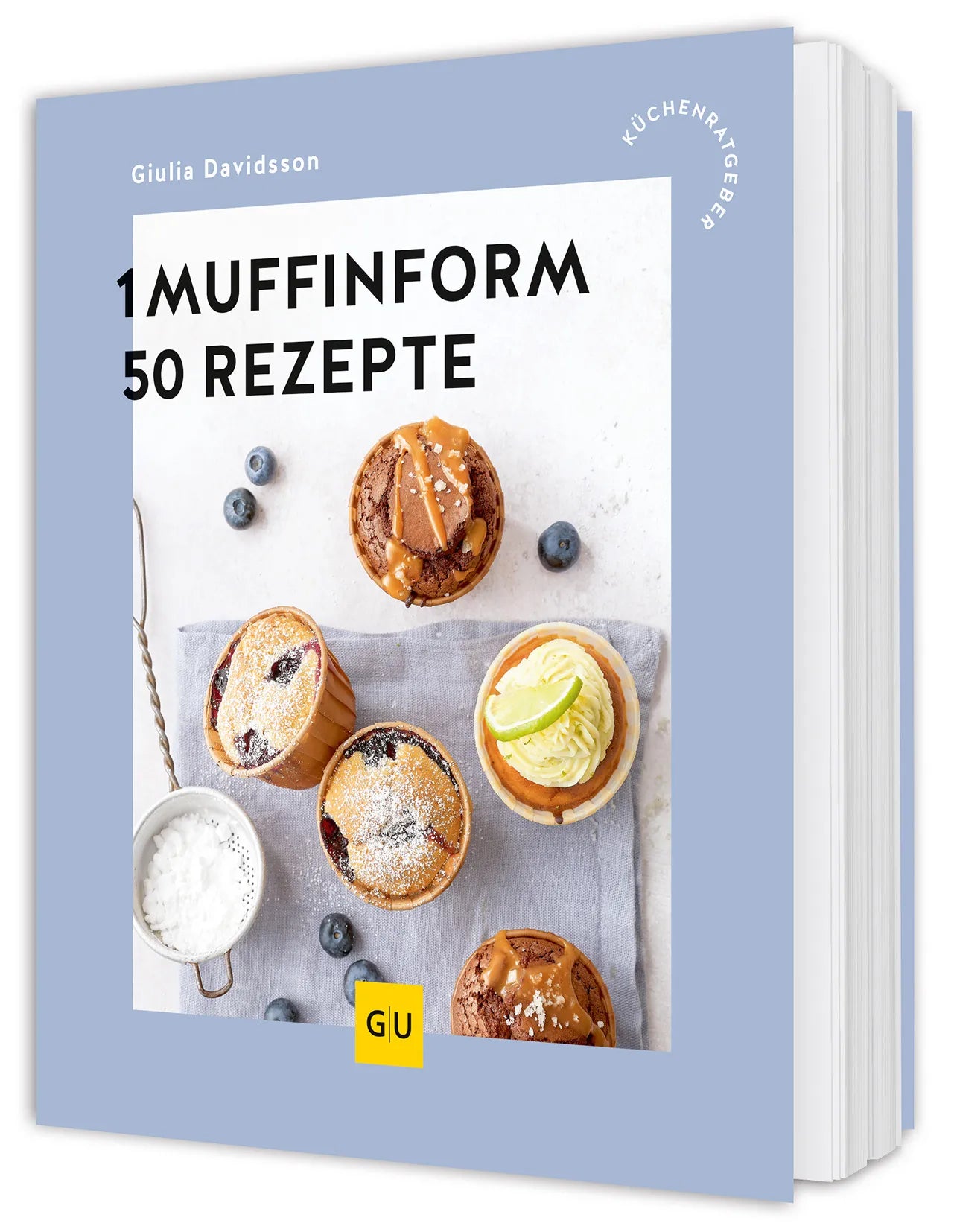 Cover: 1 Muffinform - 50 Rezepte (Taschenbuch) von Giulia Davidsson
