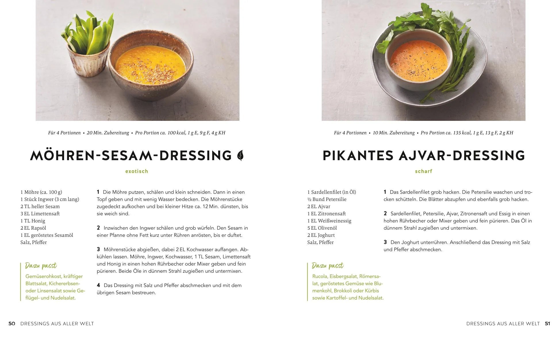 Abbildung von '1 Salat - 50 Dressings'