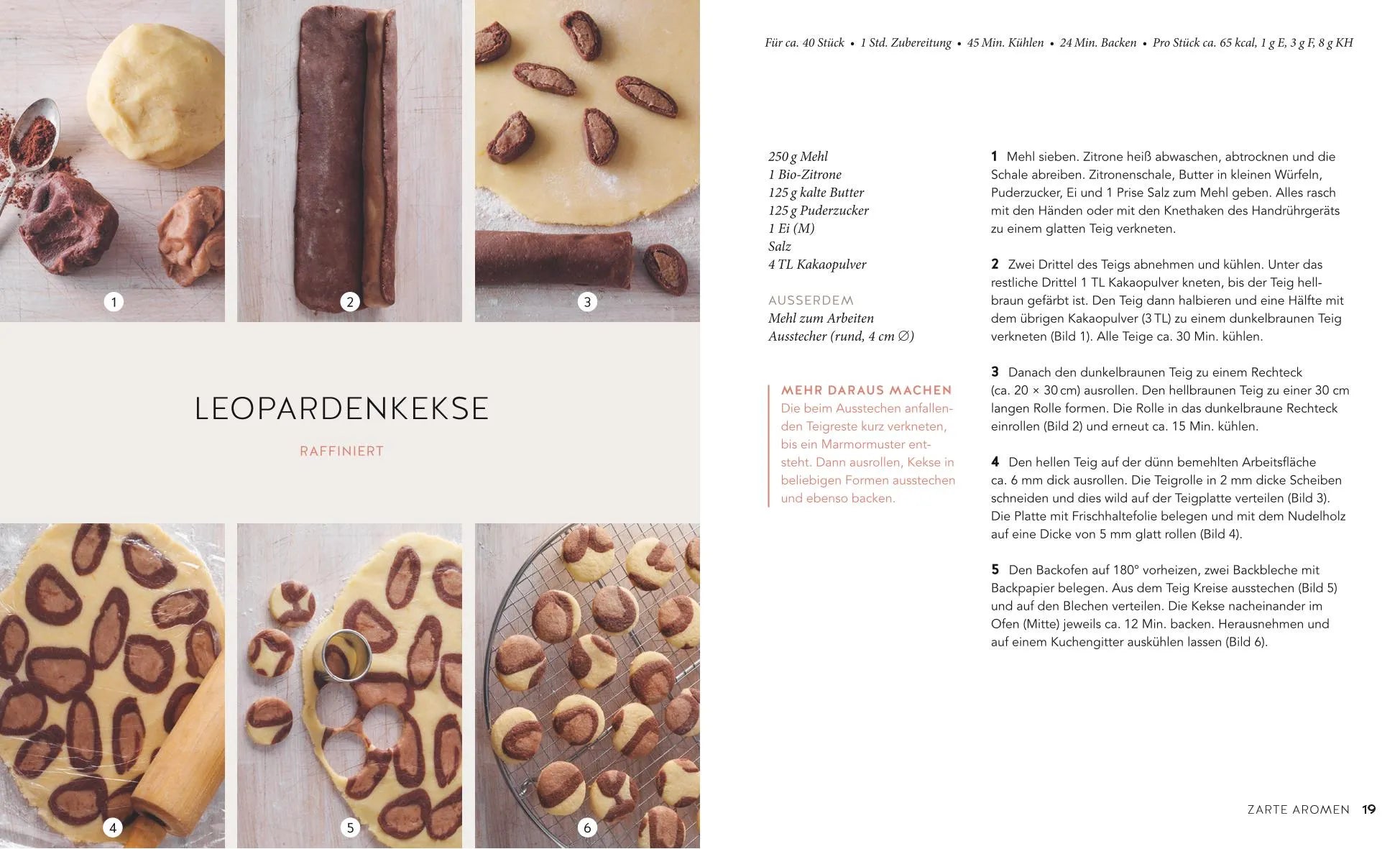 Produktansicht: 1 Teig - 40 Kekse (Taschenbuch)