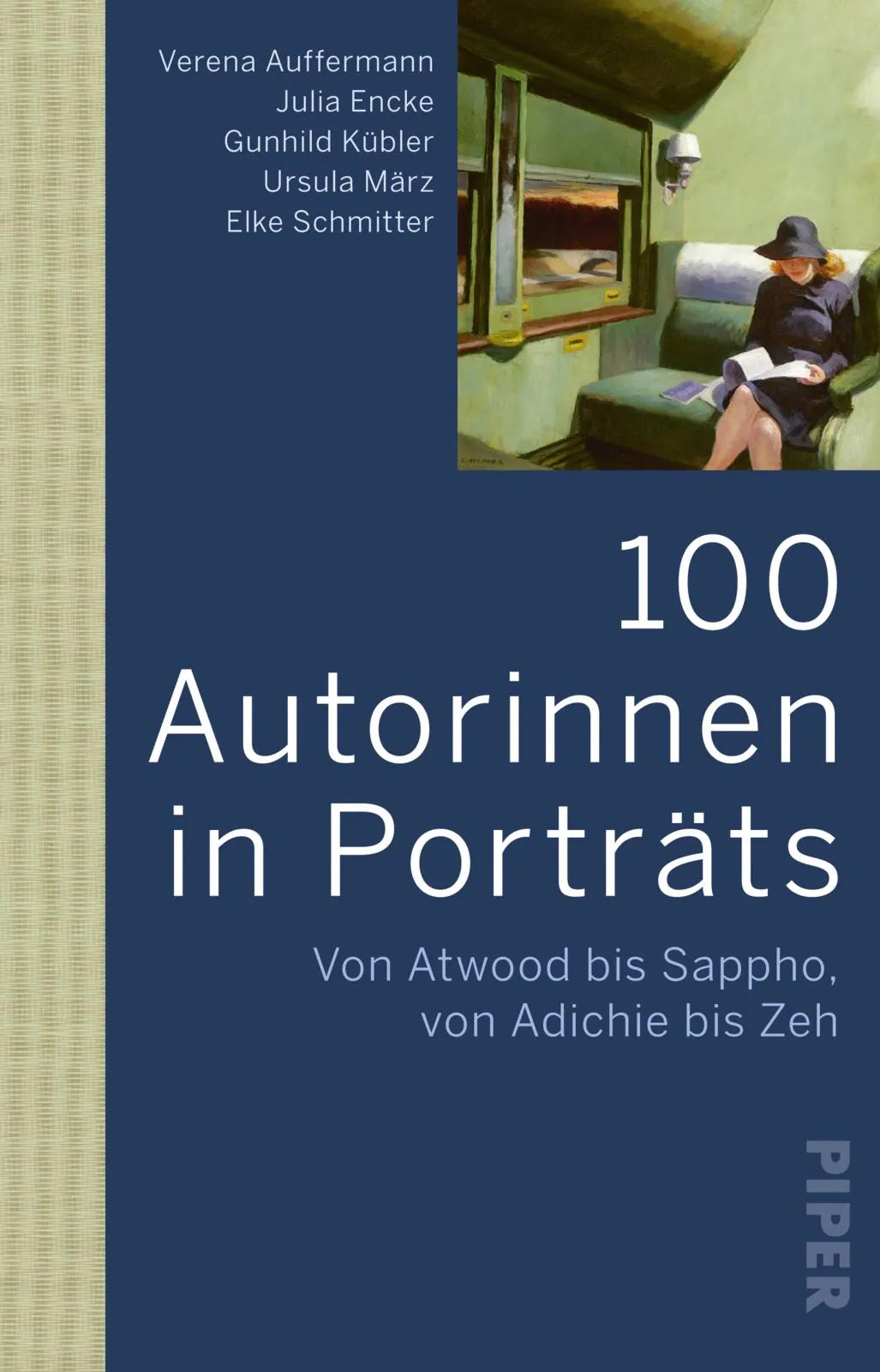 Buchcover von '100 Autorinnen in Porträts' - Taschenbuch von Verena Auffermann
