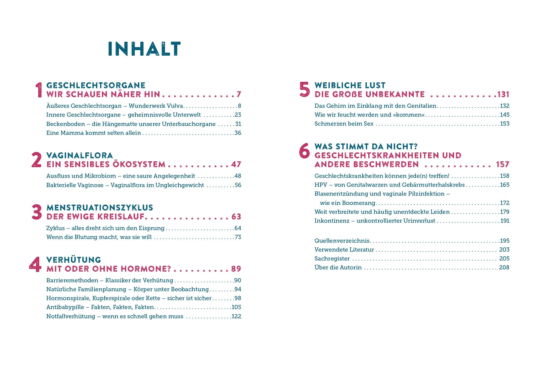 Innenansicht von '100 Fragen an deine Frauenärztin' - Taschenbuch