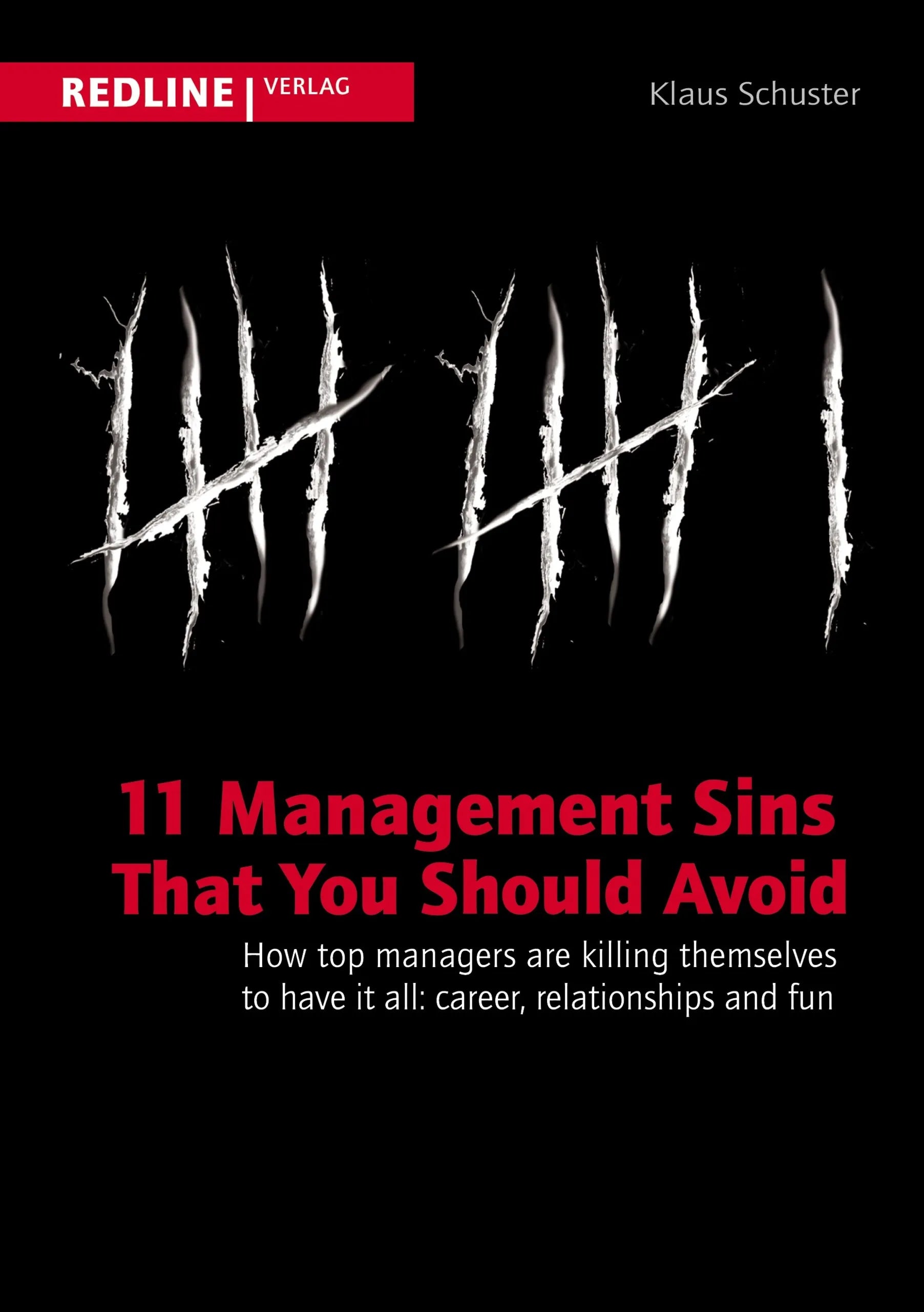 Buchcover von '11 Management Sins That You Should Avoid' - Taschenbuch von Klaus Schuster