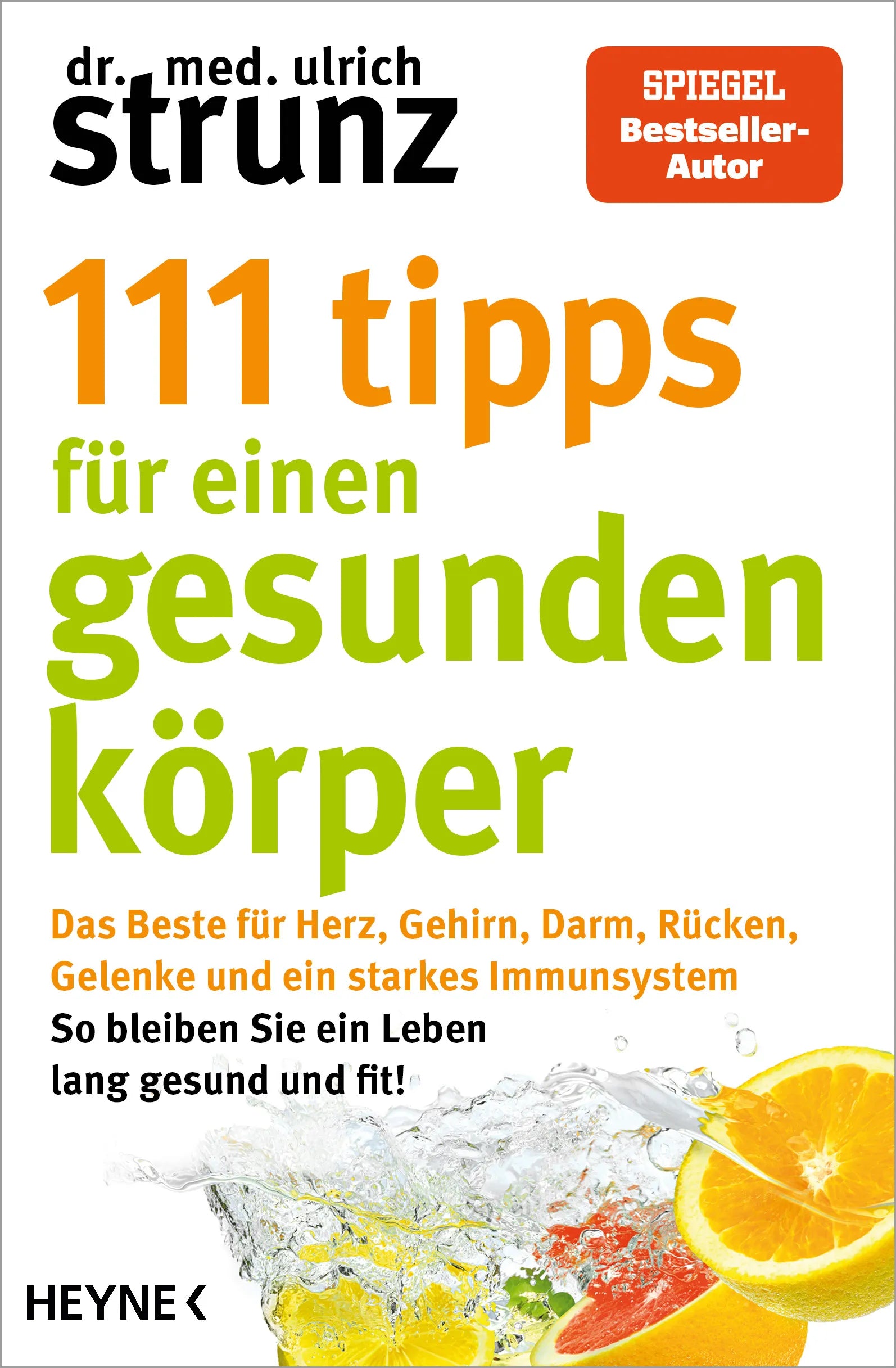 Cover: 111 Tipps für einen gesunden Körper (E-Book) von Ulrich Strunz