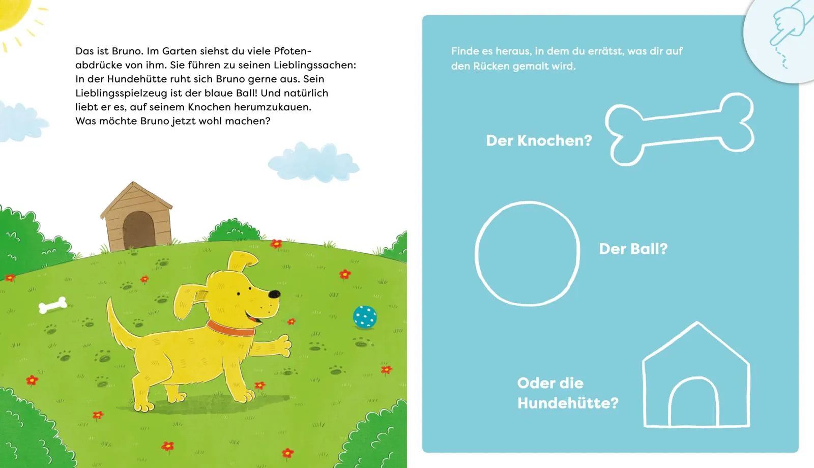 Detailansicht: 1,2,3 Rückenmalerei (Hardcover)