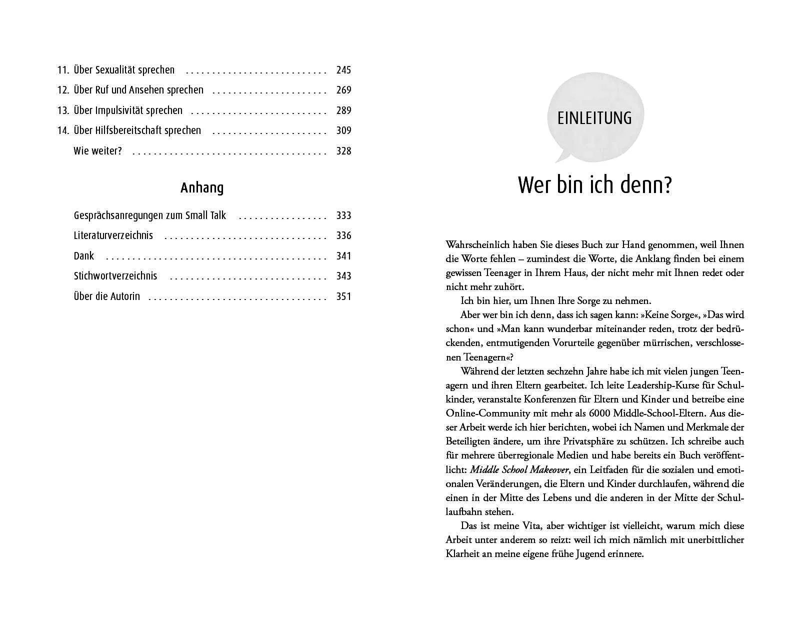 Innenansicht von '14 wichtige Gespräche mit deinem Kind, bis es 14 Jahre alt wird' - Taschenbuch