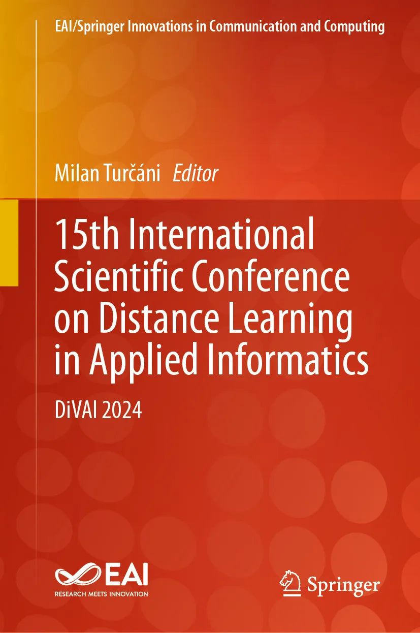 Cover: 15th International Scientific Conference on Distance Learning in Applied Informatics (E-Book)