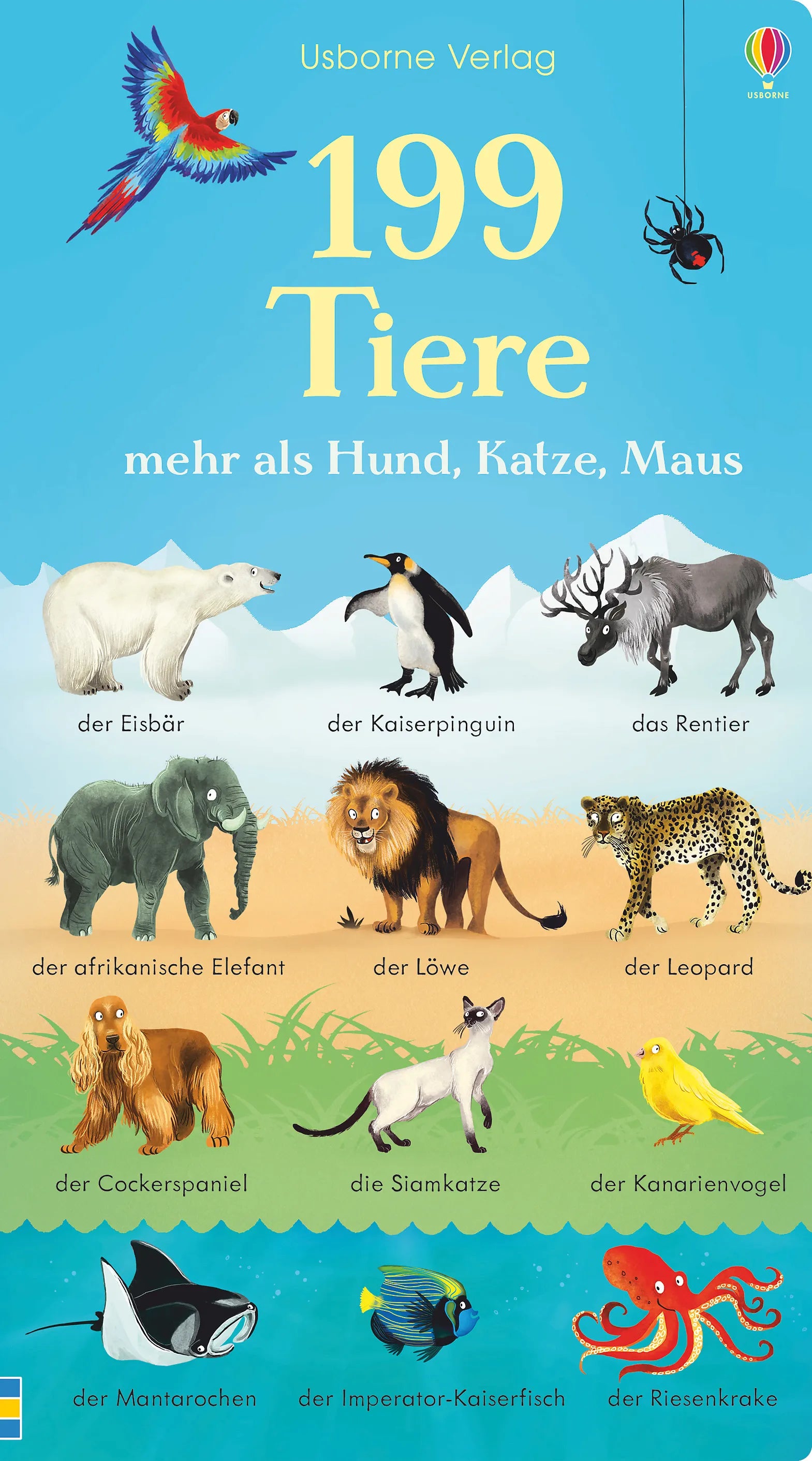 Buchcover von '199 Tiere' - Gebundene Ausgabe von Holly Bathie