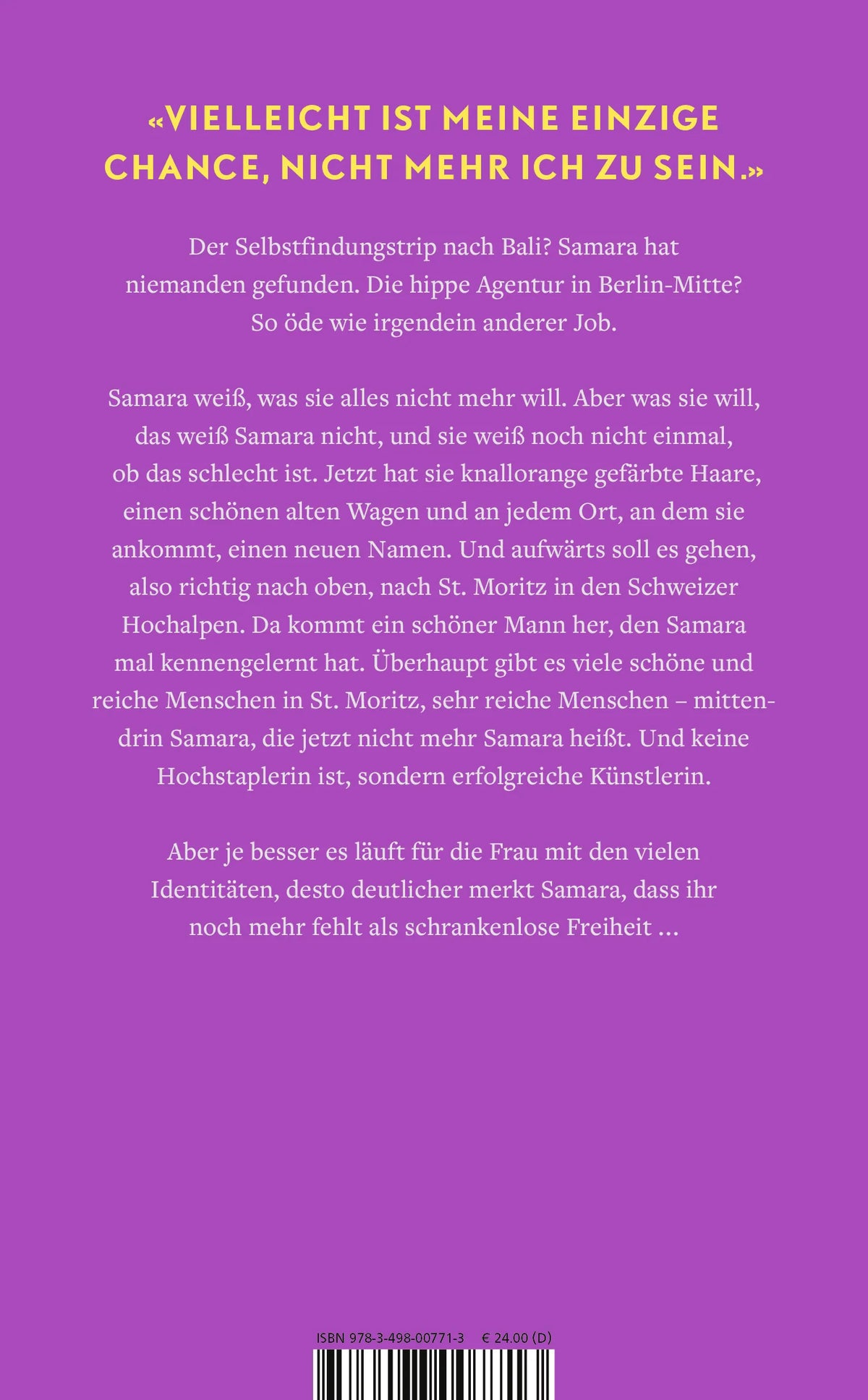 Rückseite: 1999 Meter über dem Meer (Hardcover)