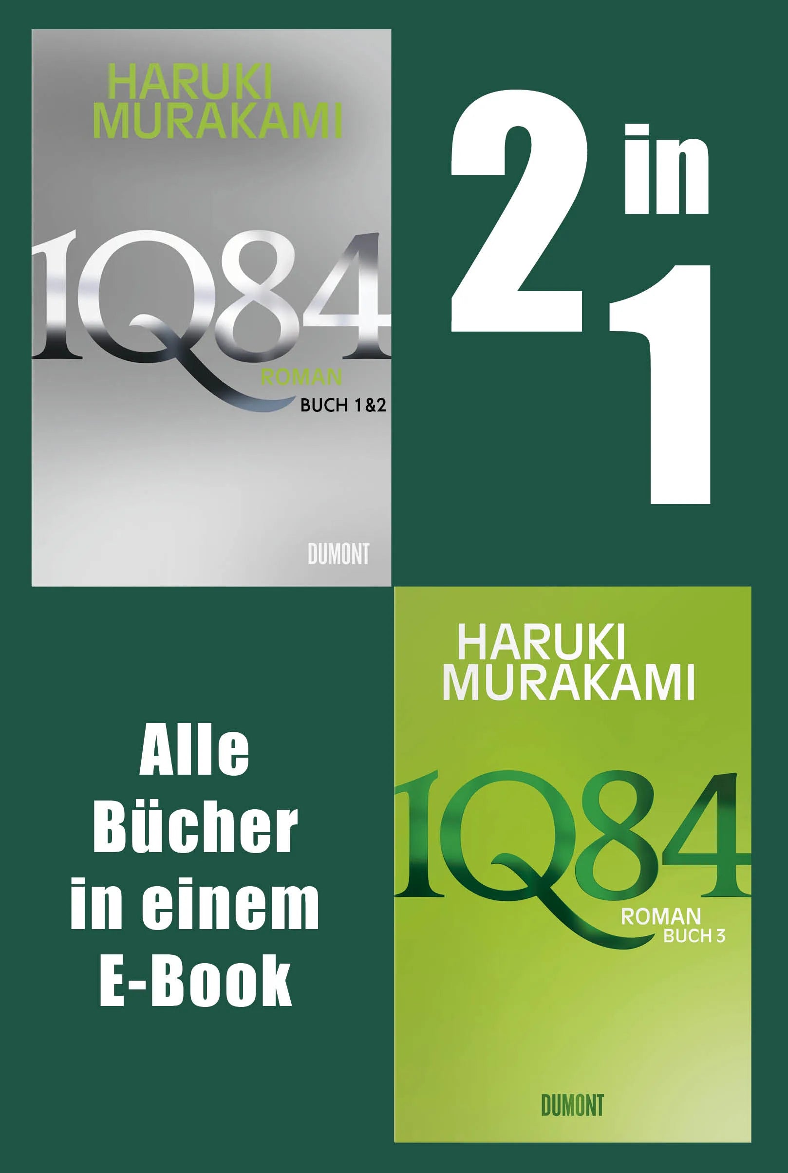 Cover: 1Q84. Alle Bücher in einem E-Book (E-Book) von Haruki Murakami