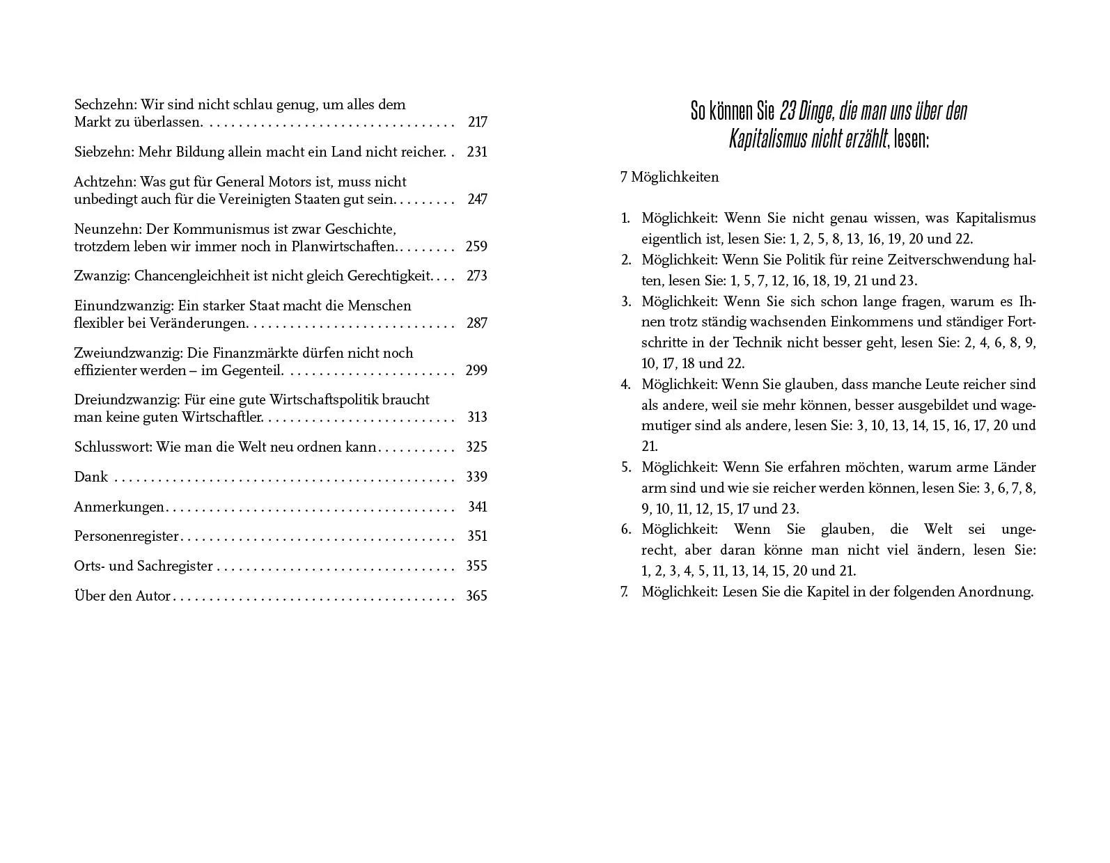 Innenansicht von '23 Dinge, die man uns über den Kapitalismus nicht erzählt' - Taschenbuch